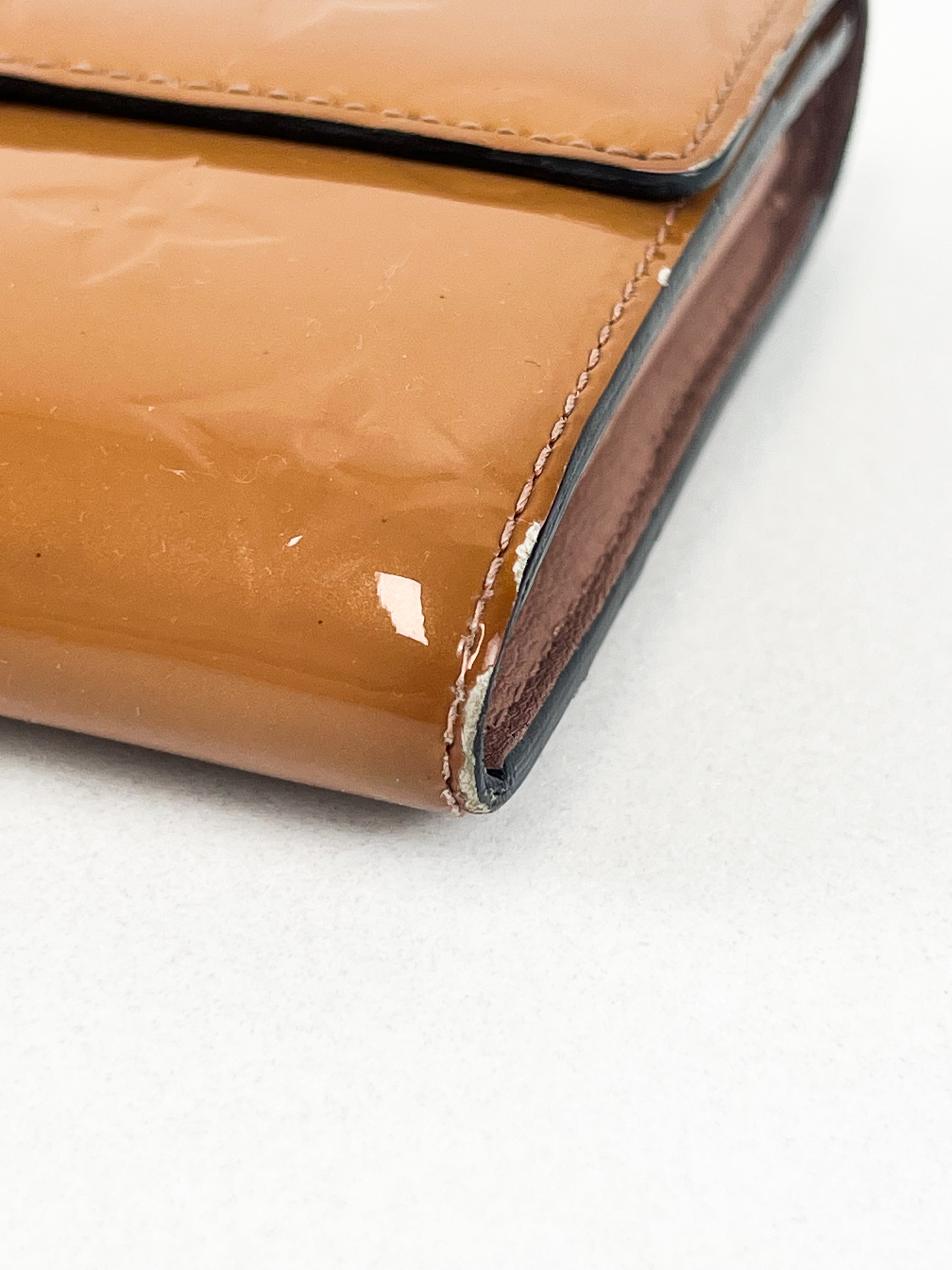 Louis Vuitton Sarah Wallet in Patent Nude Monogram Empreinte