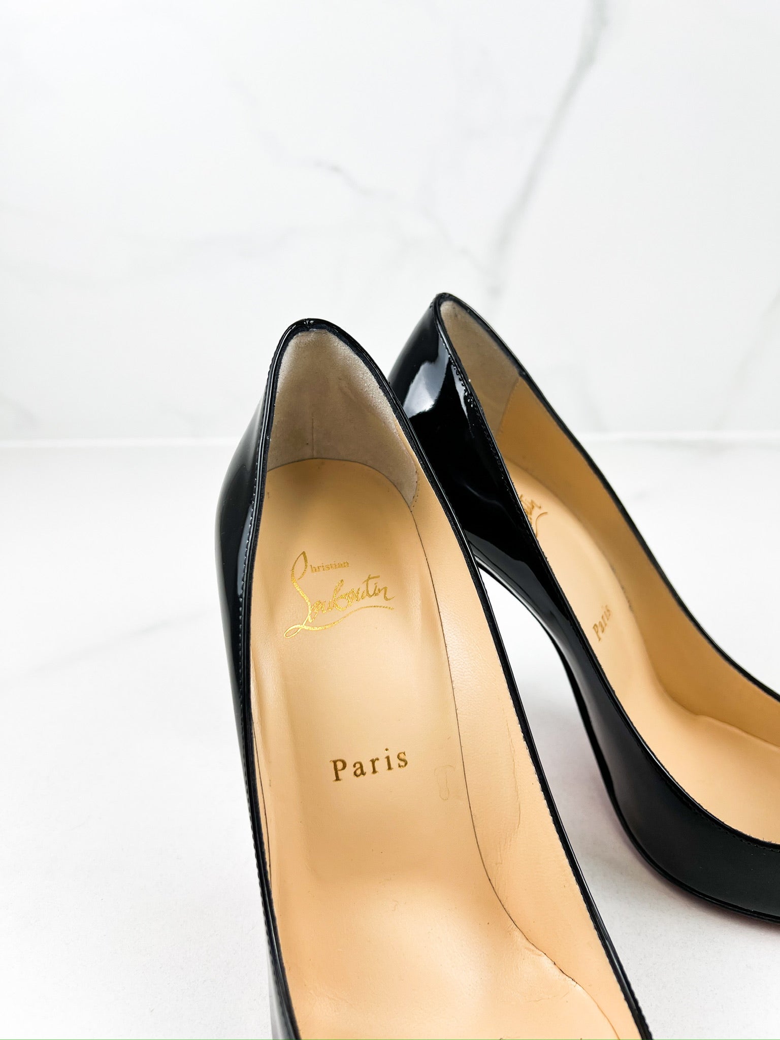 Christian Louboutin Black Kate 100mm Size 39