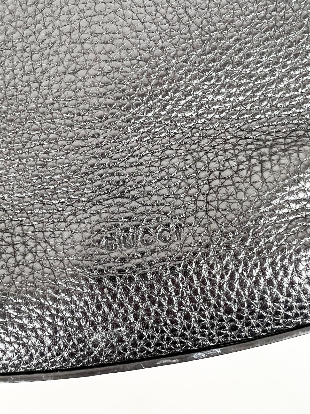 Gucci Miss Bamboo Bucket Bag in Black Grained Leather