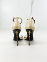Saint Laurent Opyum Leather Sandal Size 39