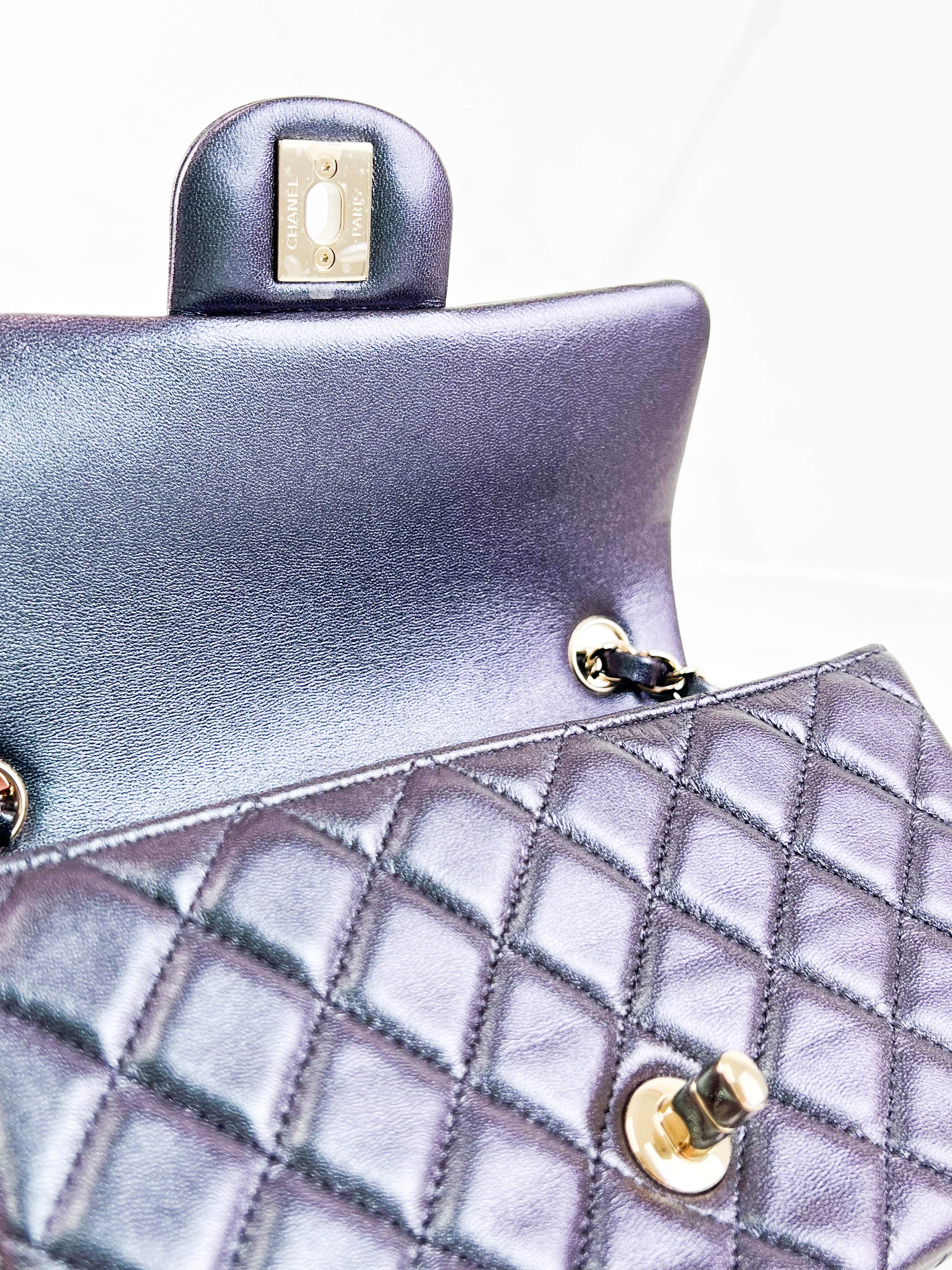 Chanel Rectangular Mini Flap Calfskin Shoulder Bag