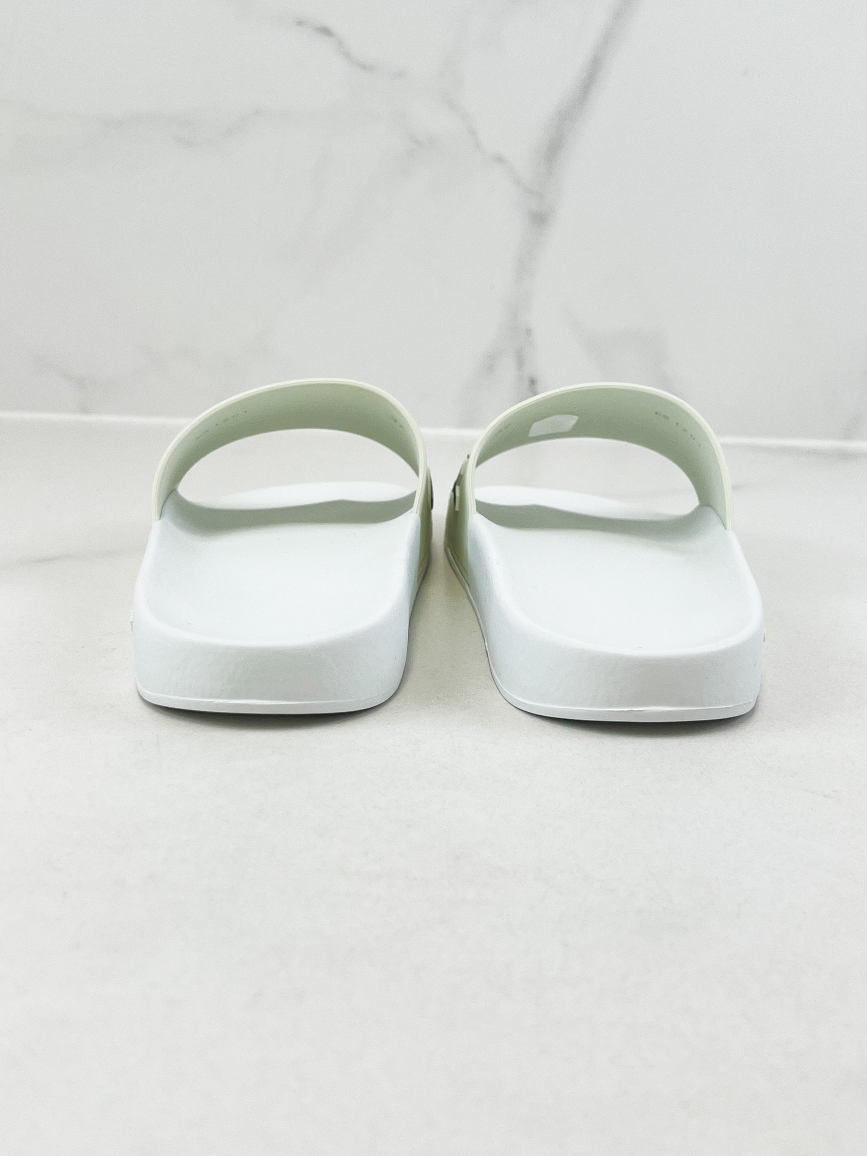 Givenchy Logo Embossed in Rubber Slides Size 37