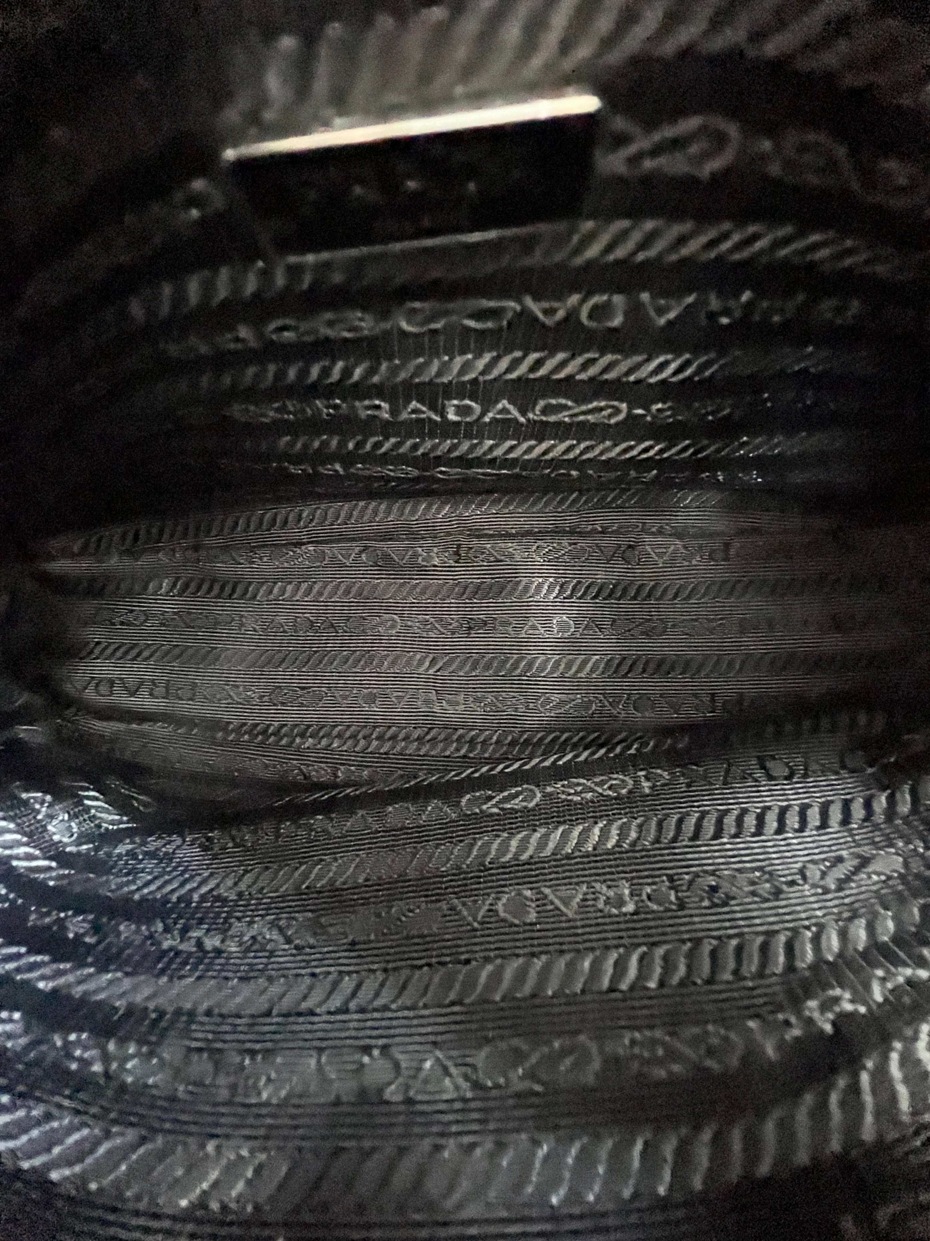 Prada Nylon Re-Edition 2005 in Black