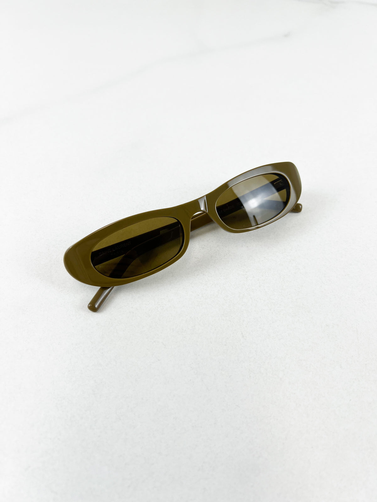 Saint Laurent SL 557 Yellow/Honey Sunglasses
