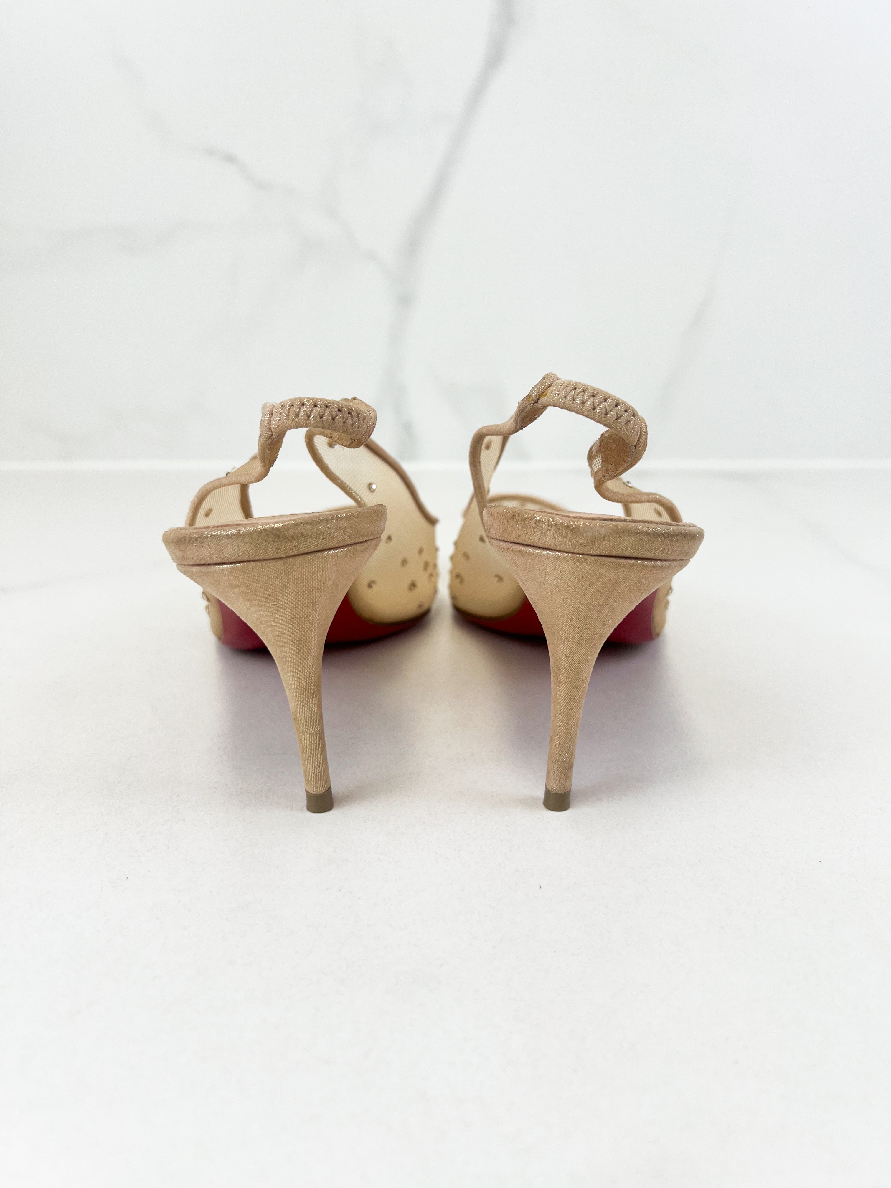 Christian Louboutin Follies Slingback 70mm Size 38