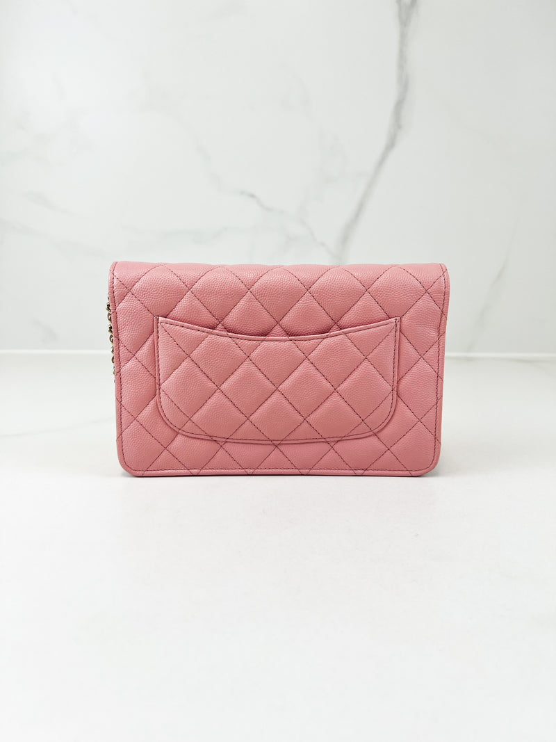 Chanel Pink Caviar CC WOC with GHW