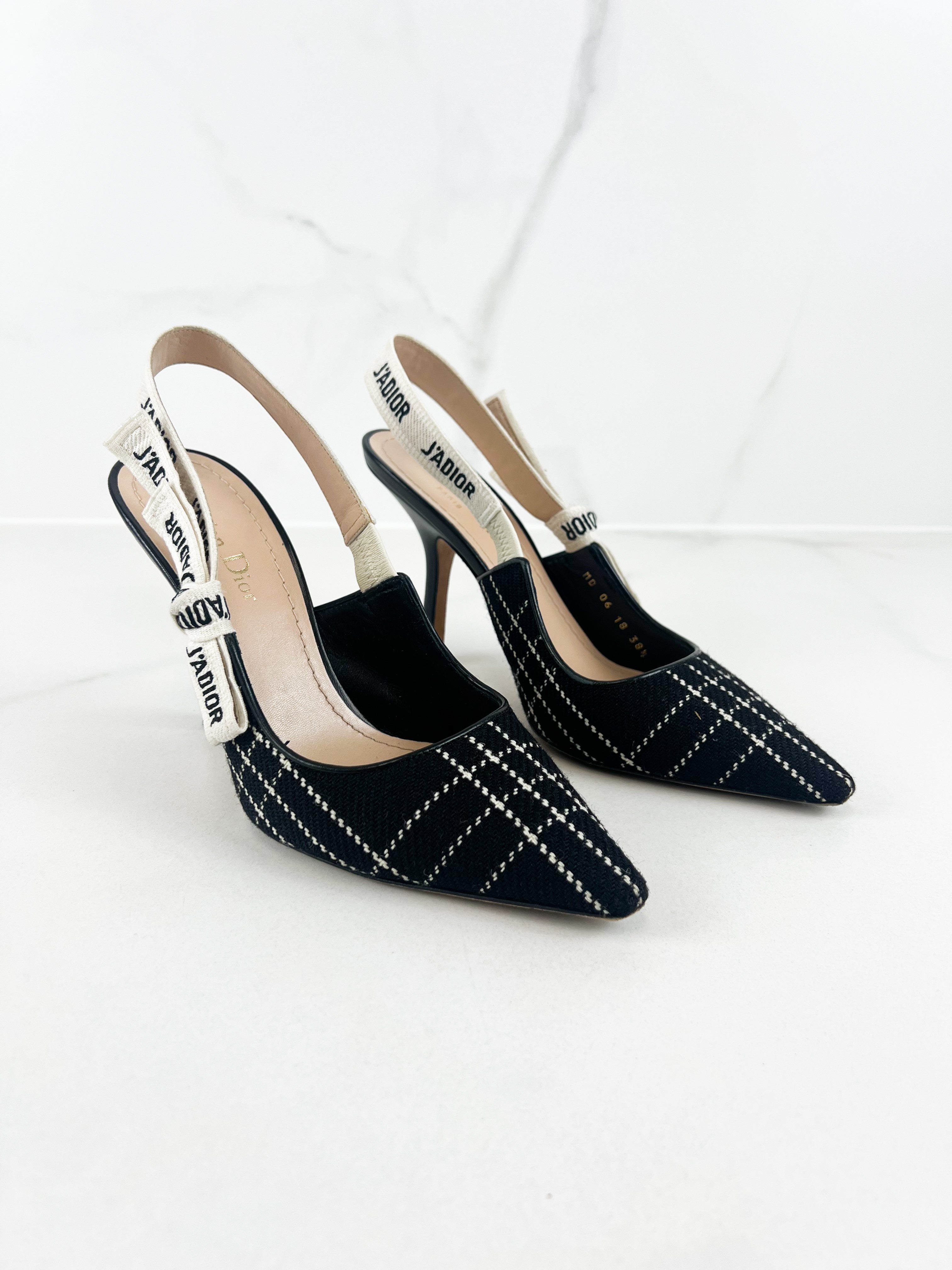 Christian Dior J'adior Slingback Heels Size 38.5
