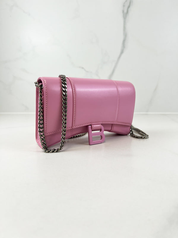 Balenciaga Hour Wallet Chain Bag