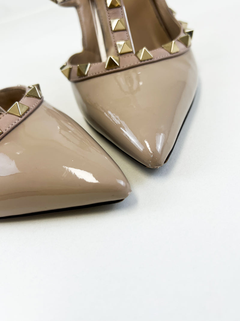Valentino Caged Rockstud Pumps Size 39.5