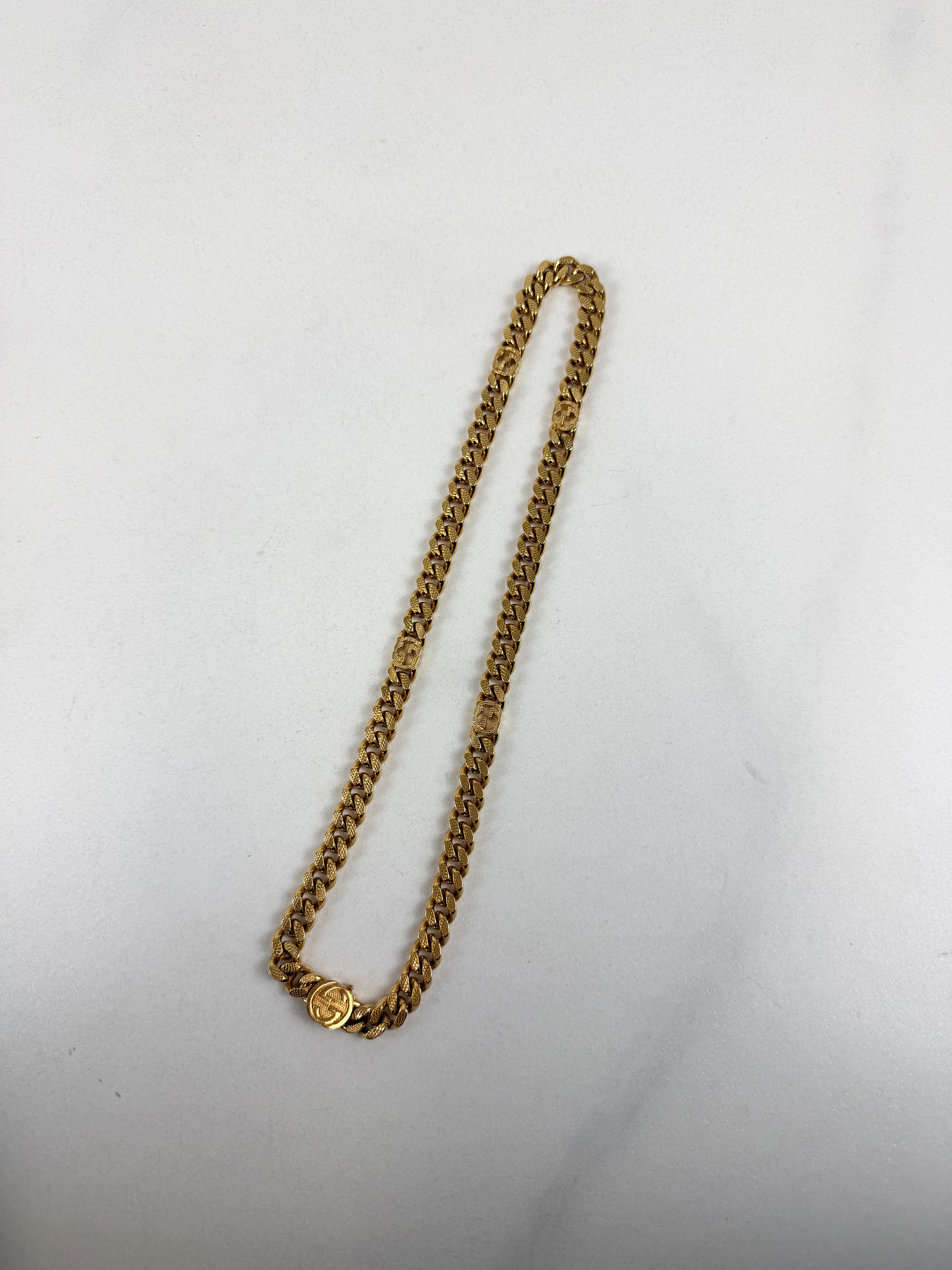 Gucci Interlocking GG Gold Necklace