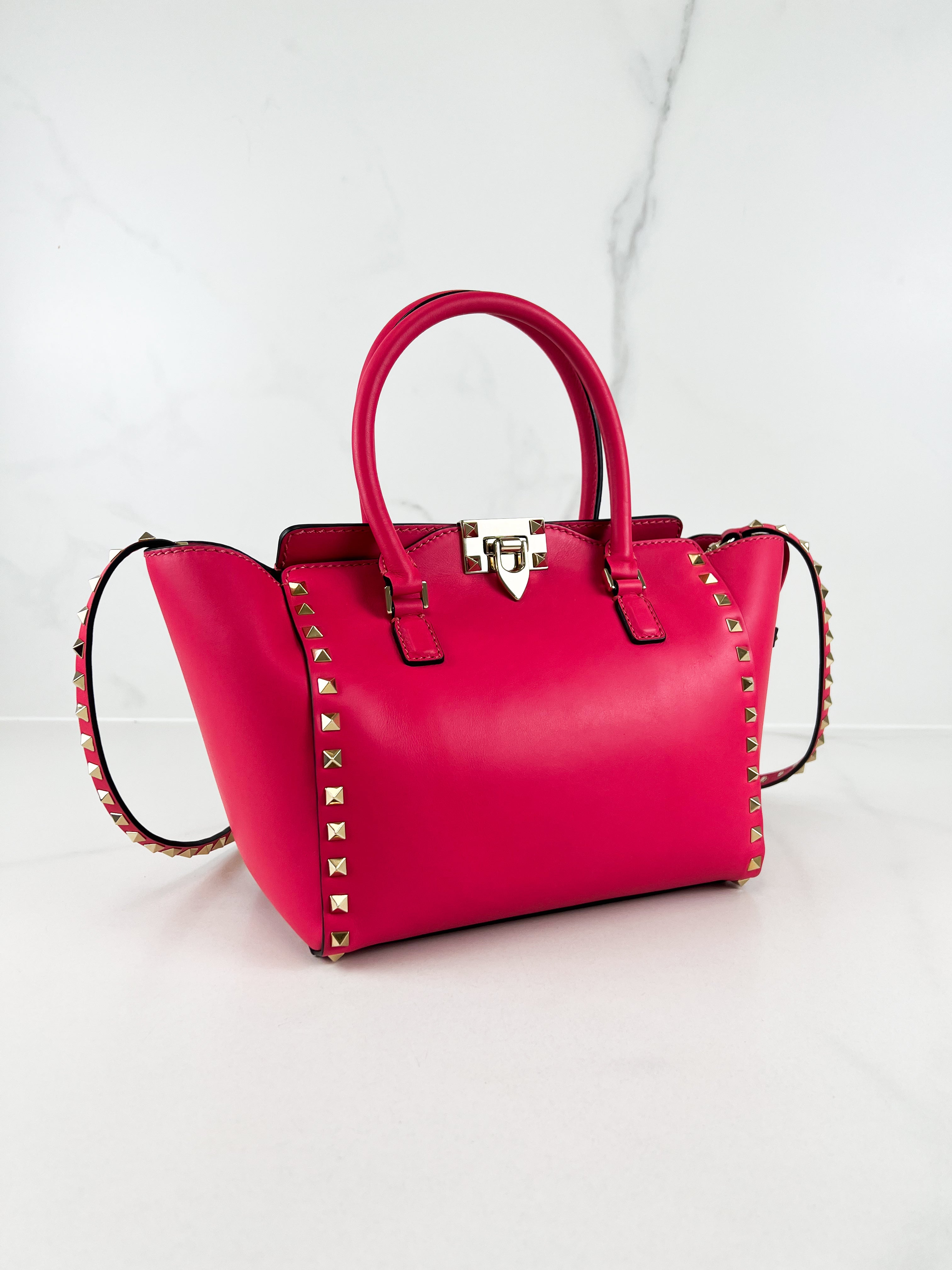 Valentino Garavani Rockstud Leather Tote