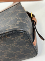 Celine Small Teen Cabas Canvas & Leather Shoulder Bag