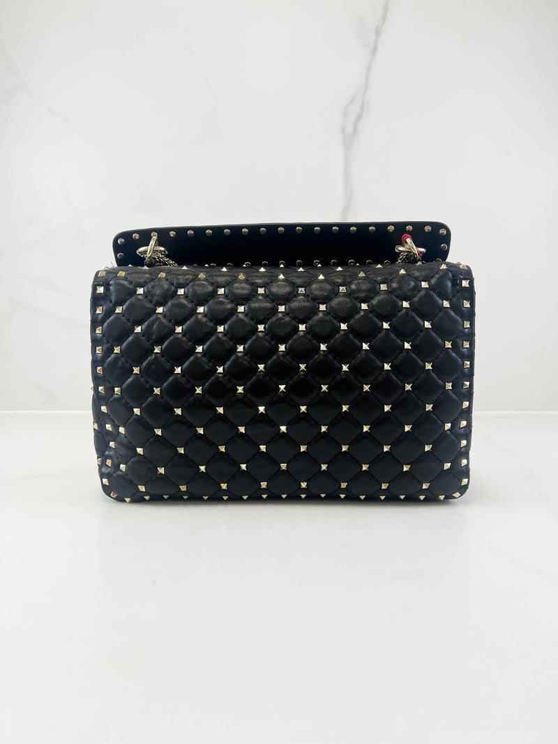 Valentino Garavani Rockstud Spike Nappa Leather Bag