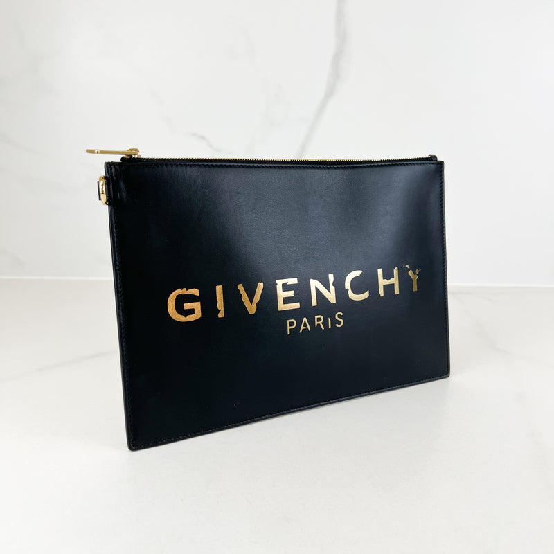 Givenchy Iconic Logo Print Pouch