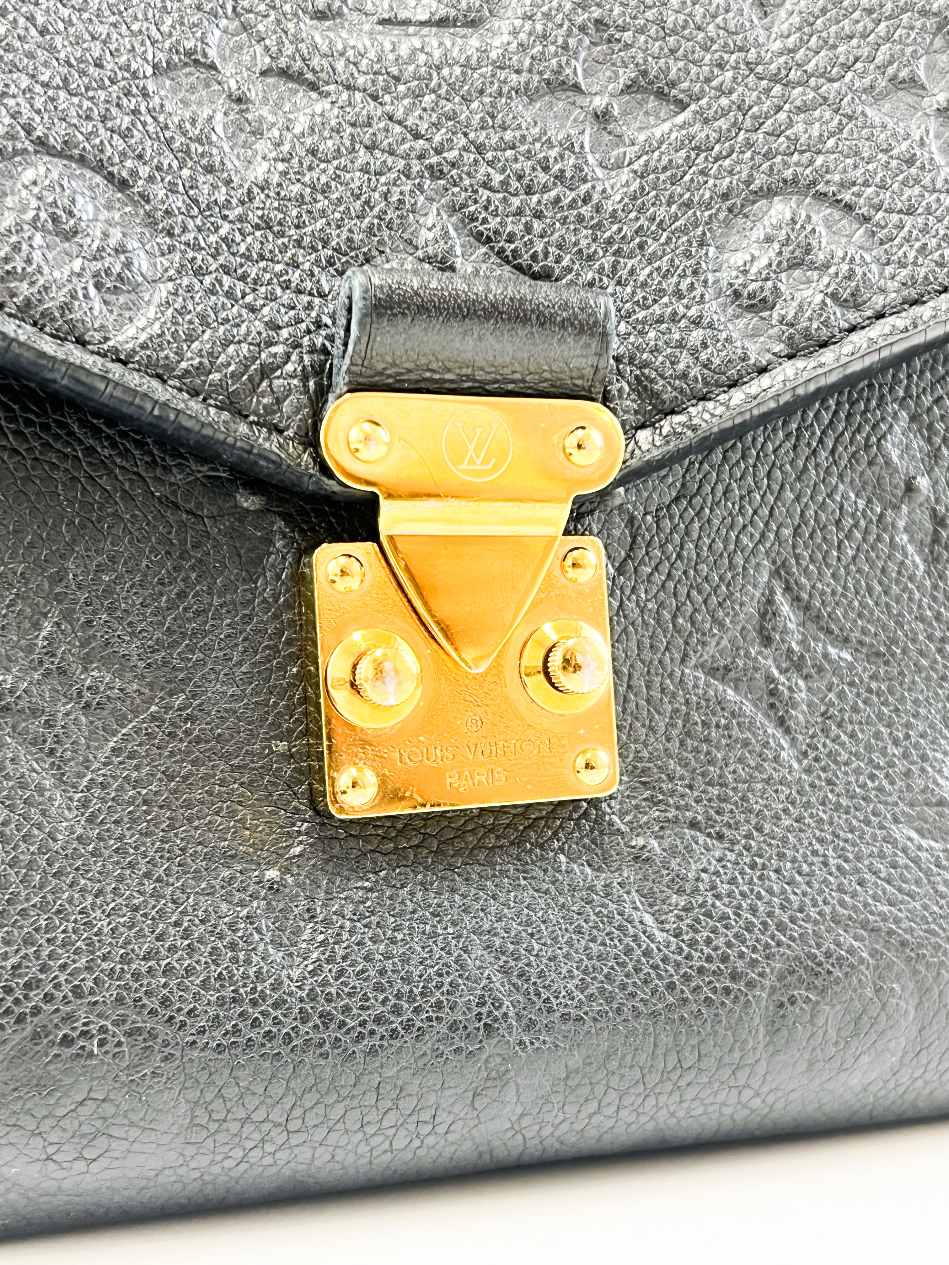 Louis Vuitton Empreinte Black Pochette Metis