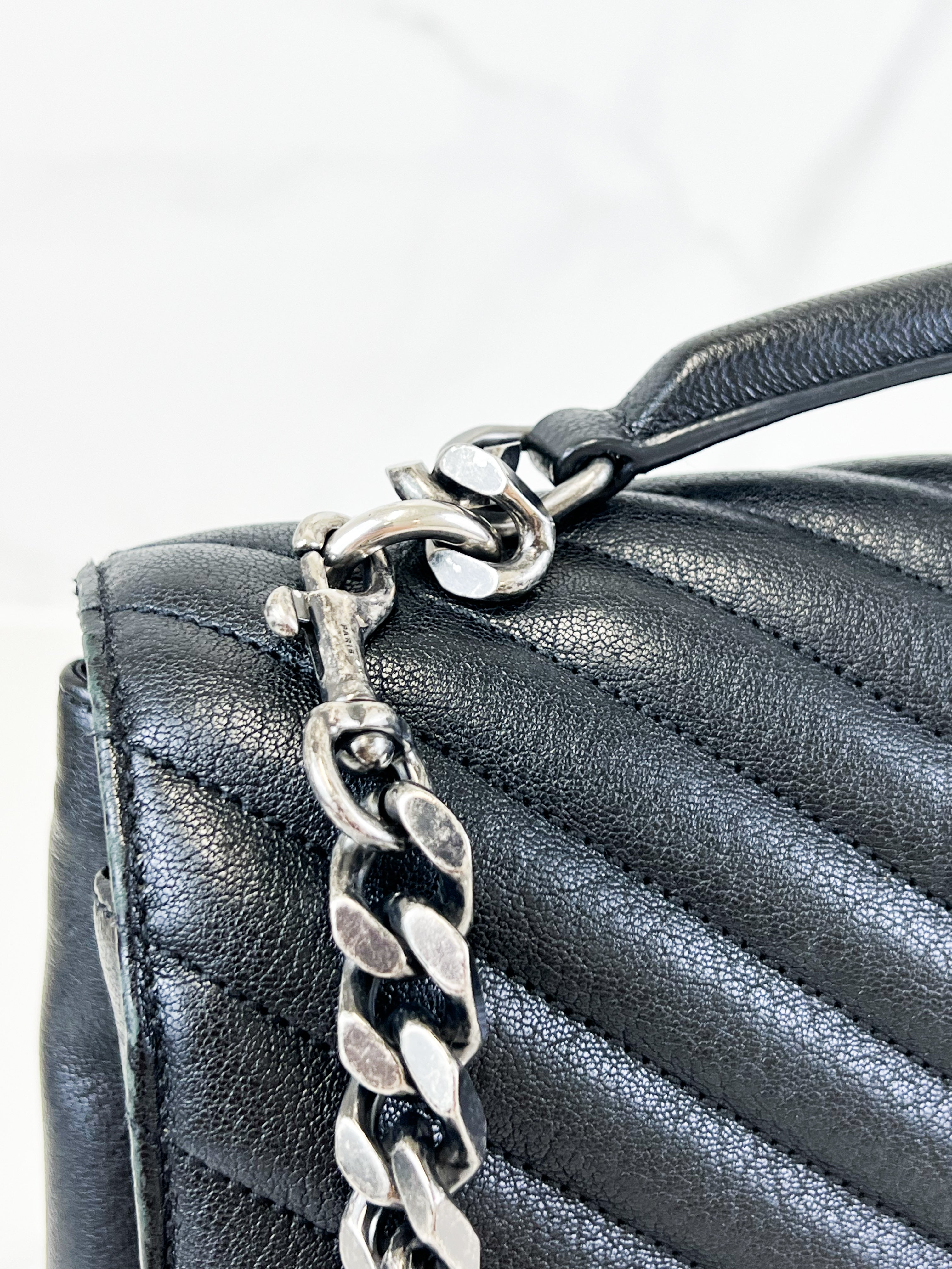 Saint Laurent Black College Bag