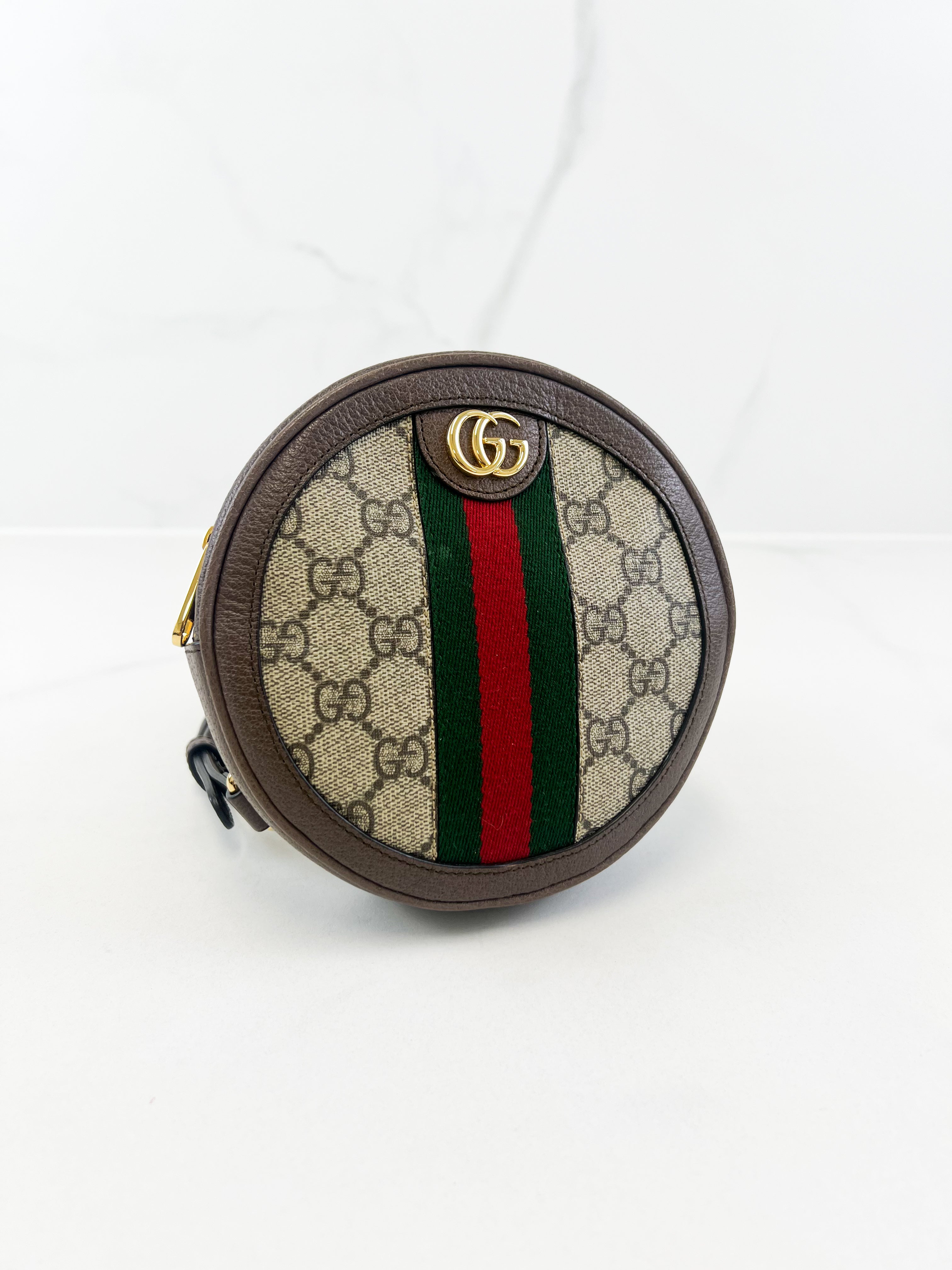 Gucci Ophidia GG Round Shoulder Bag