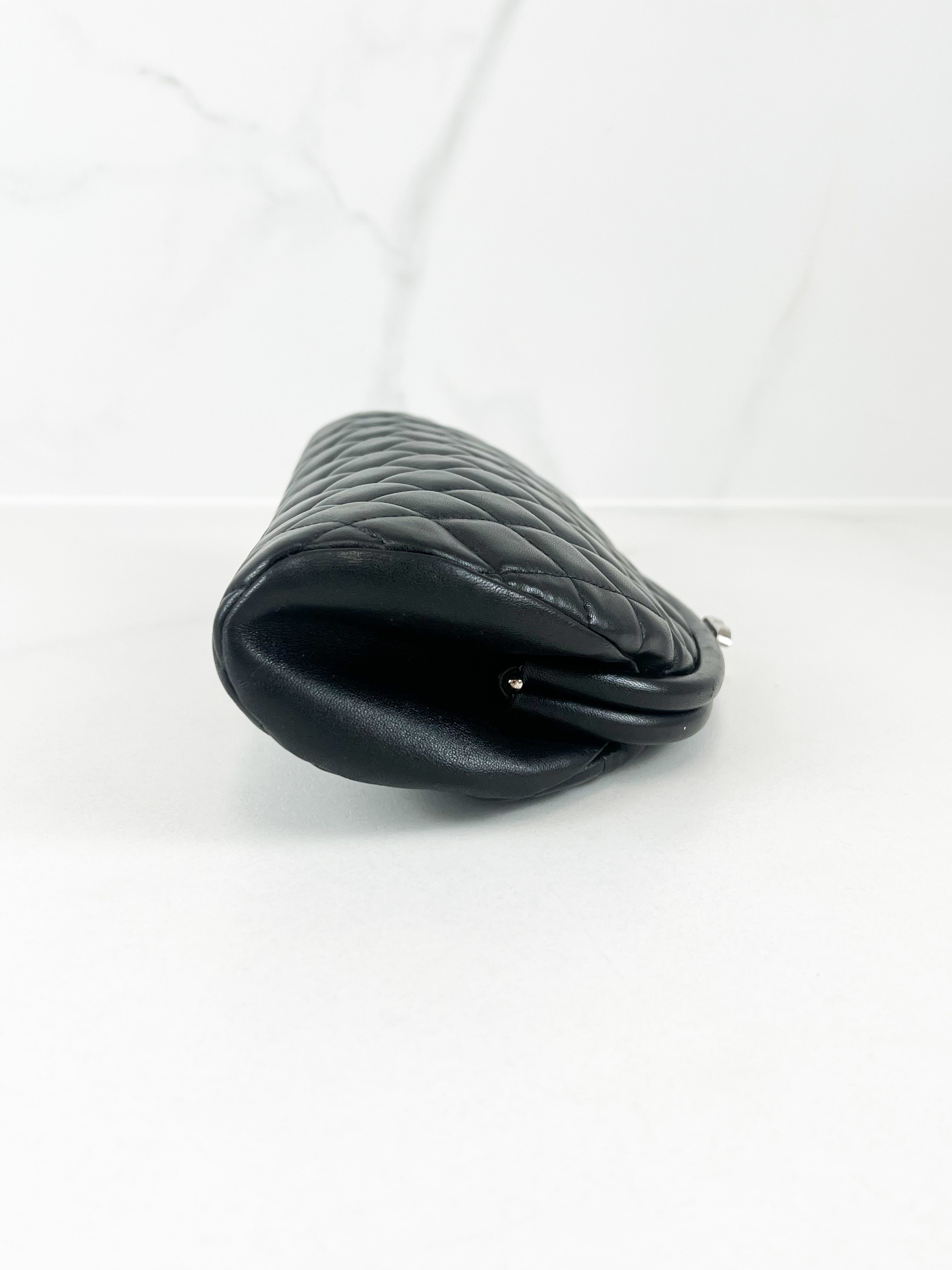 Chanel Calfskin CC Clutch