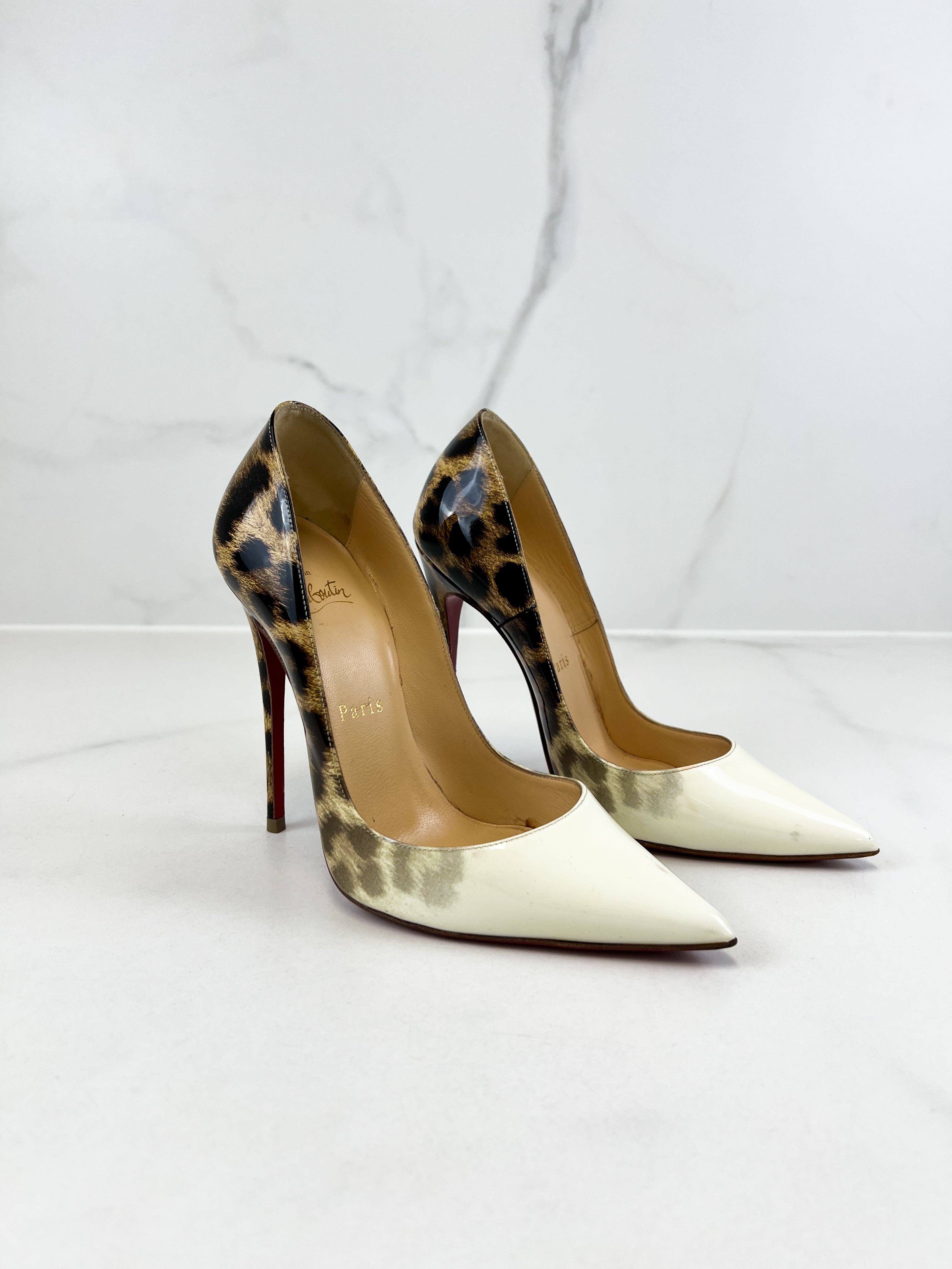 Christian Louboutin Leopard So Kate 120 Size 36