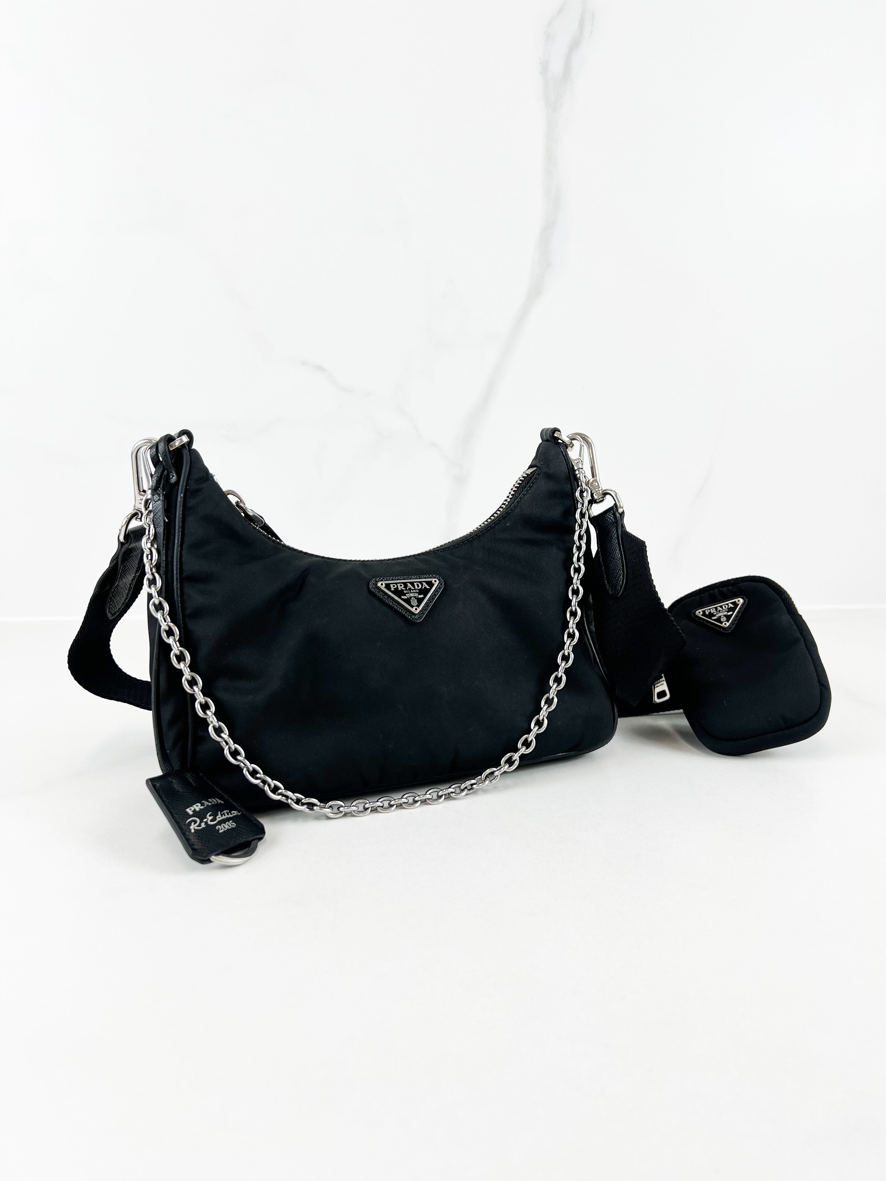 Prada Nylon Re-Edition 2005 in Black