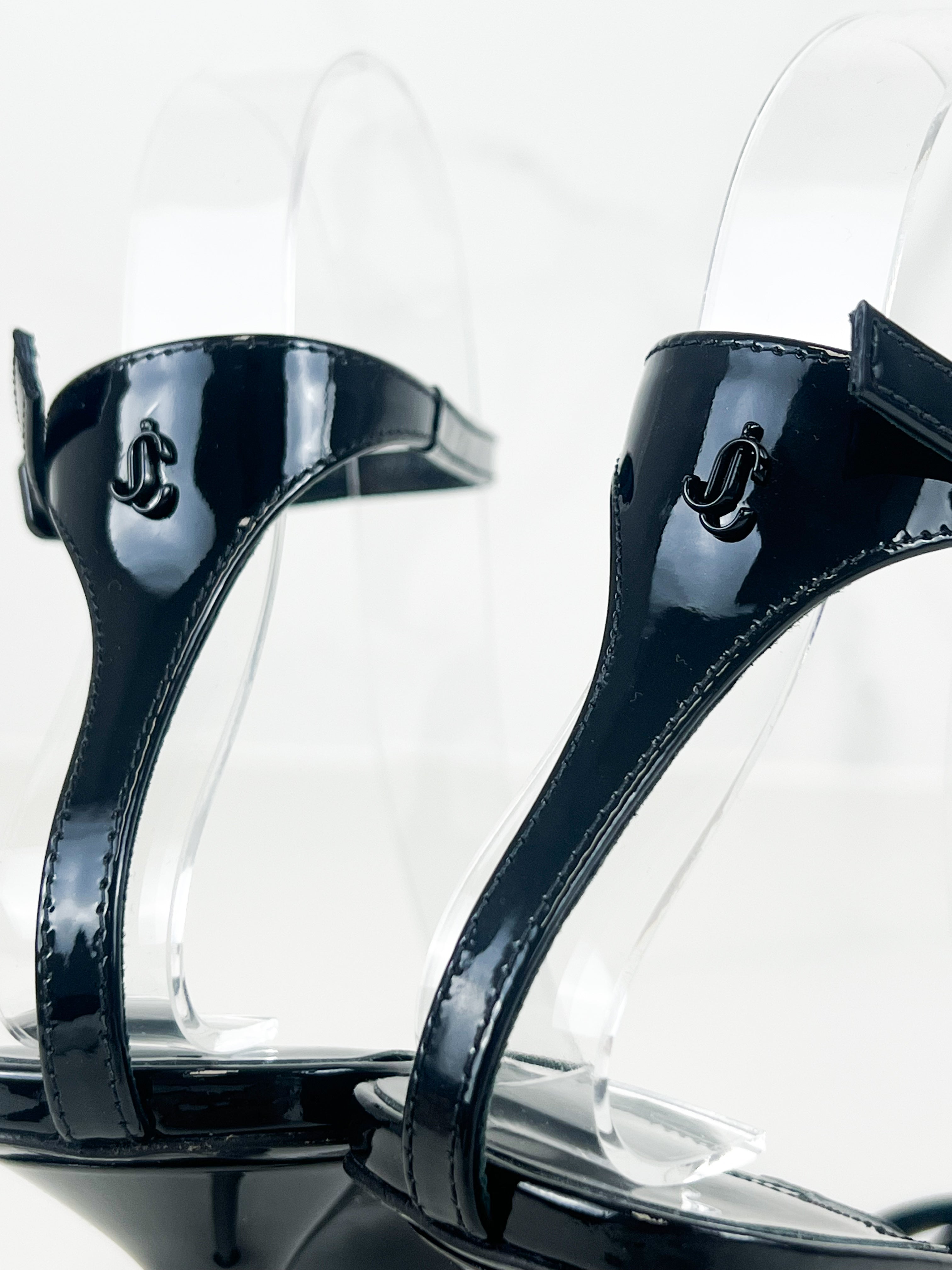Jimmy Choo Black Ixia Sandal 95