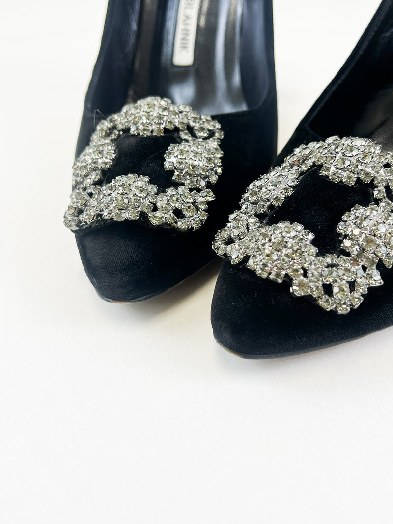 Manolo Blahnik Hangisi Pump 100mm