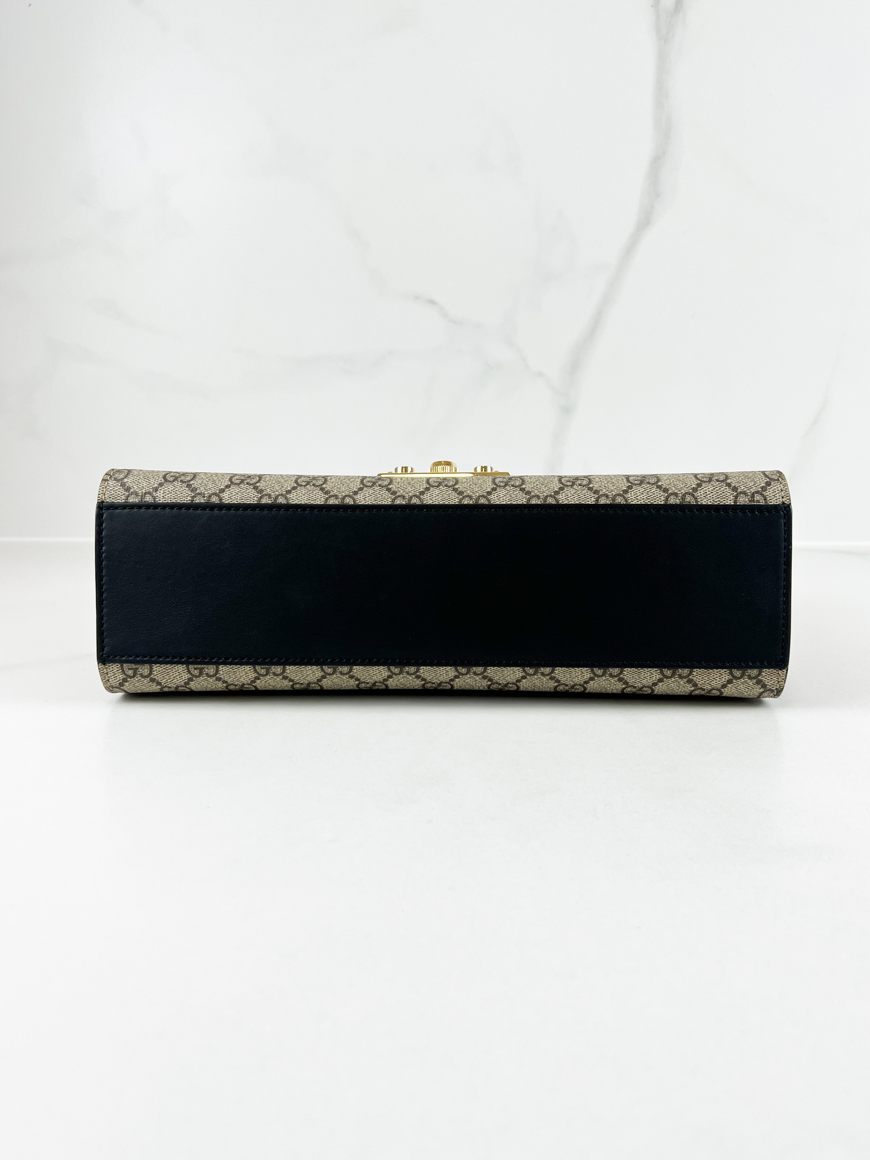 Gucci GG Supreme Large Padlock Shoulder Bag