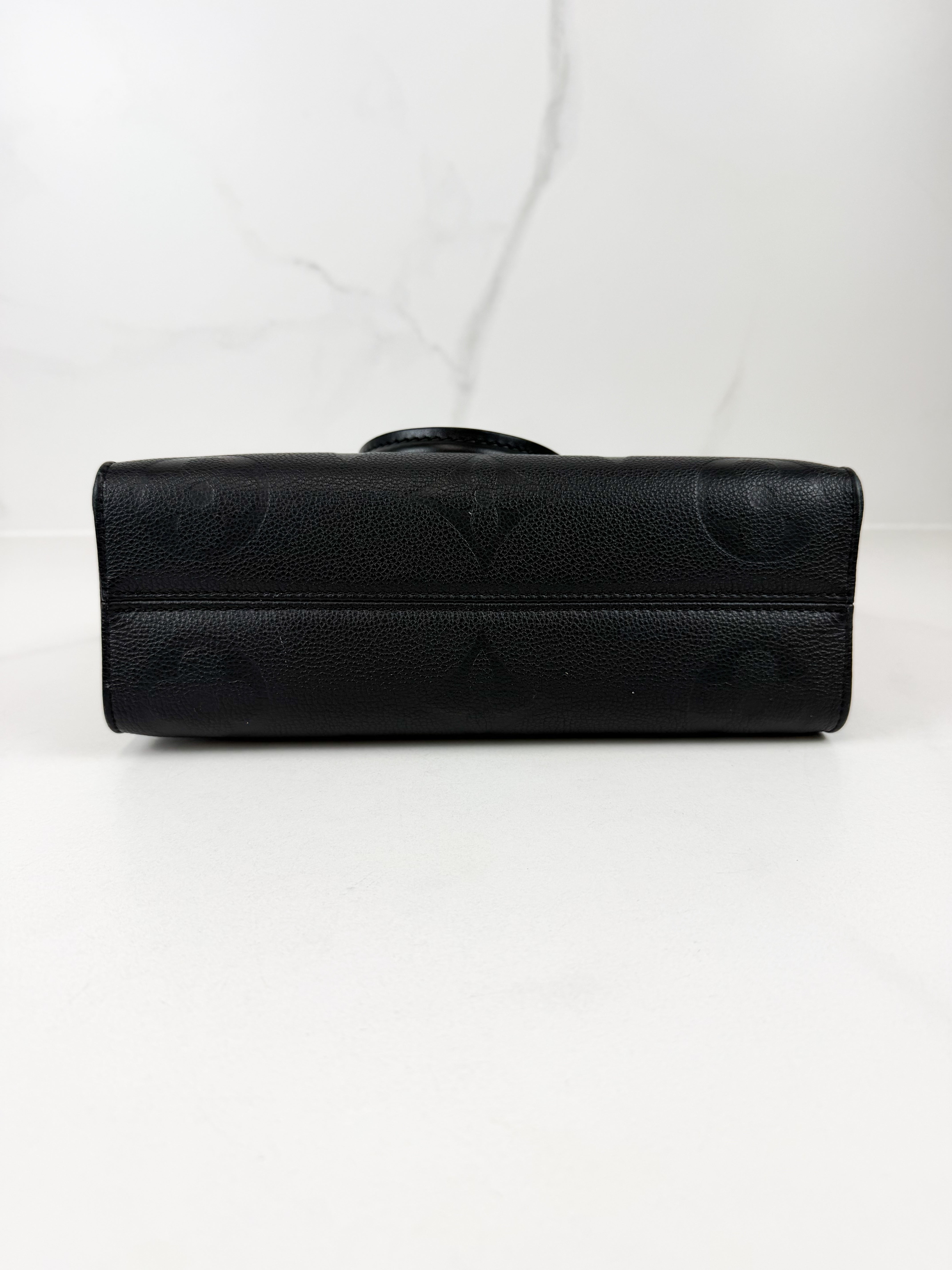 Louis Vuitton OnTheGo East West Black Monogram Empreinte Leather
