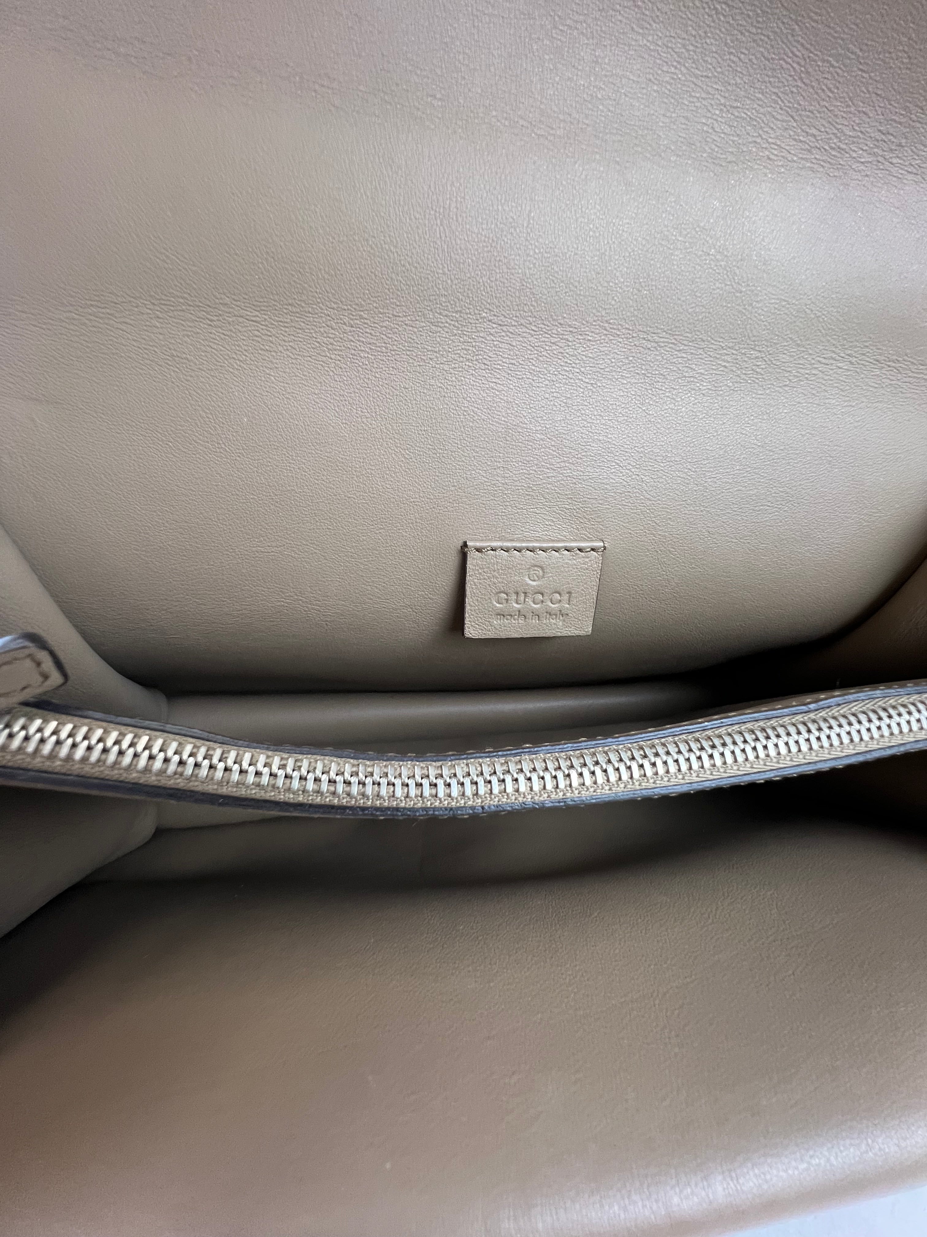 Gucci Beige Medium Suede Dionysus