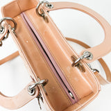Christian Dior Medium Nude Patent Lady Dior