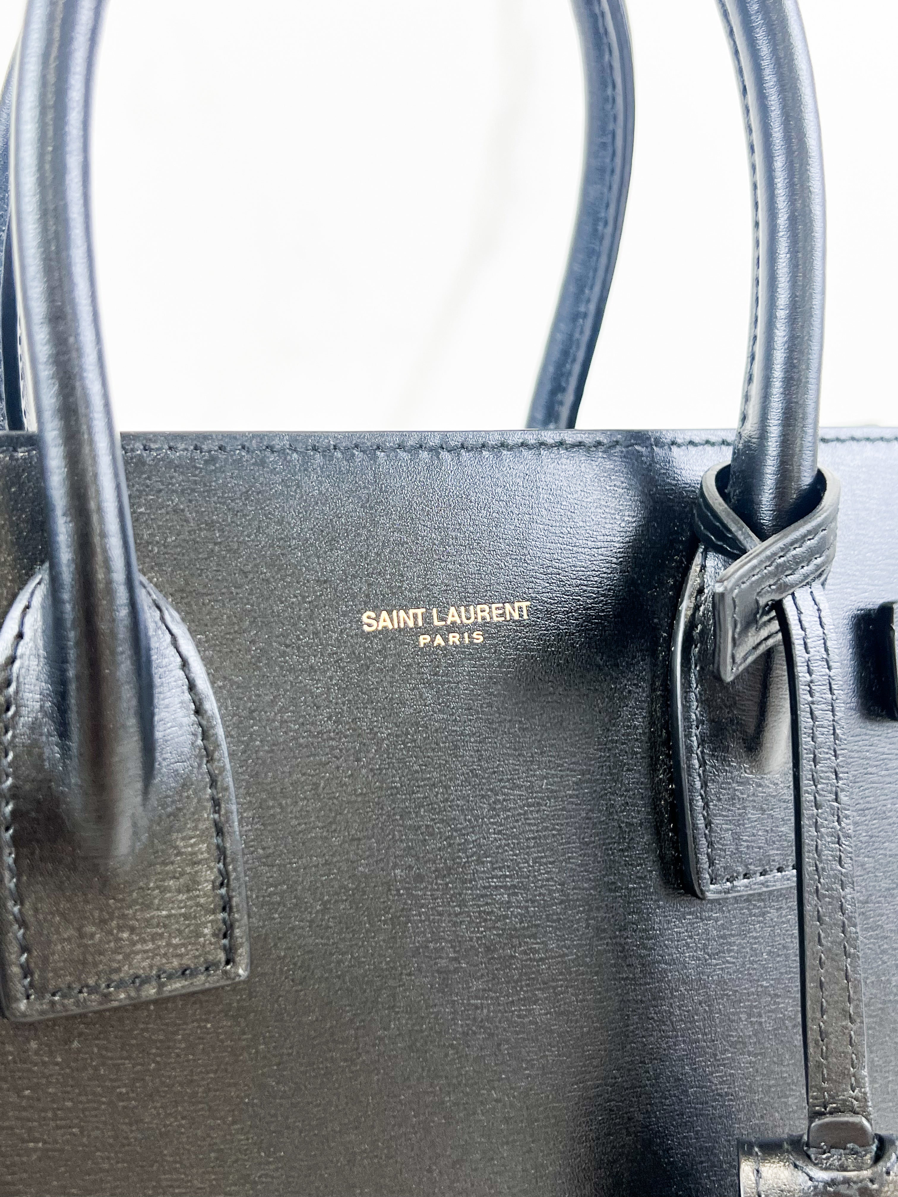 Saint Laurent Baby Classic Black Sac De Jour