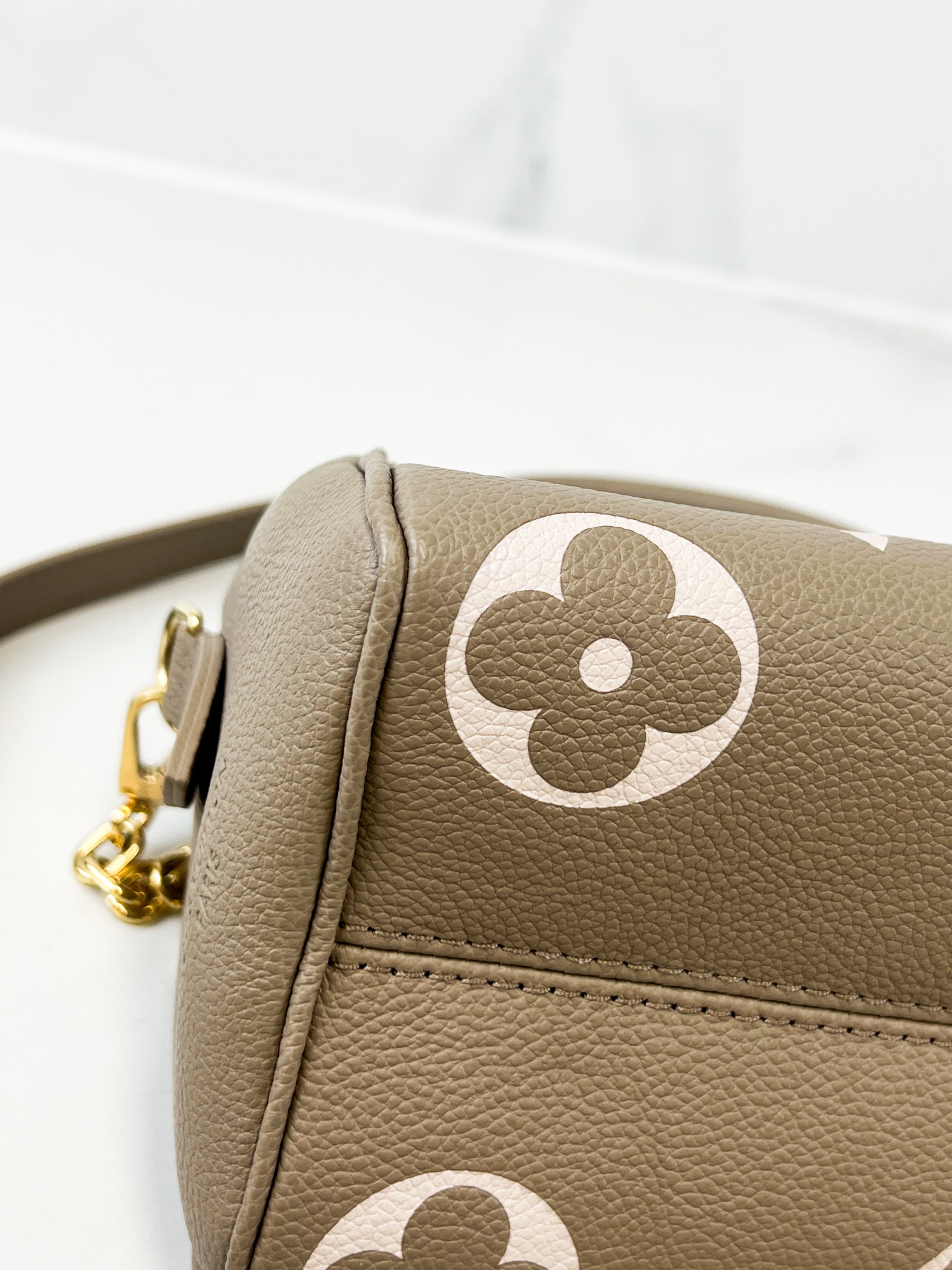 Louis Vuitton Speedy Bandoulière 20 in Tourterelle Crème