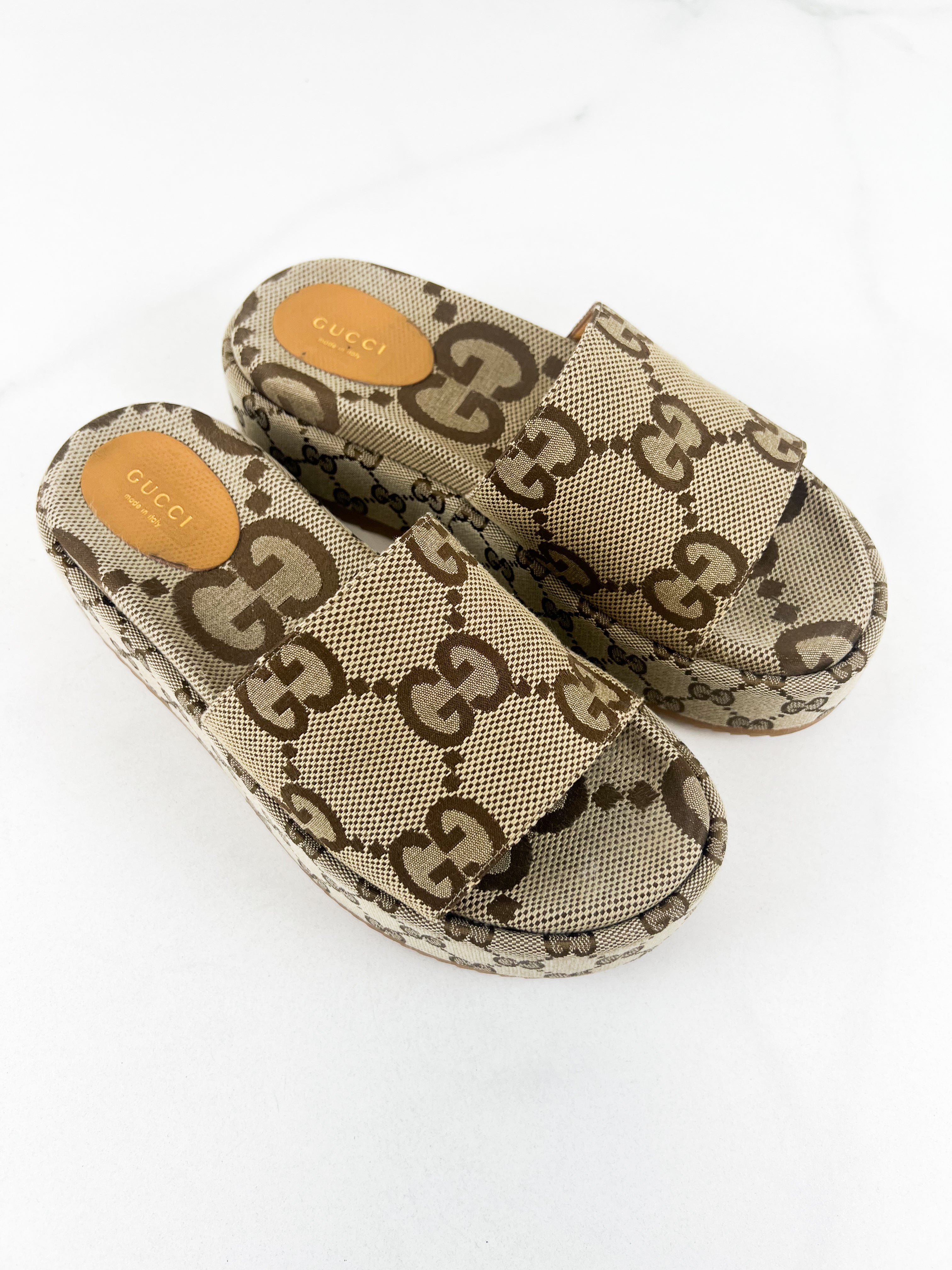 Gucci Platform Slide Sandal Size 39