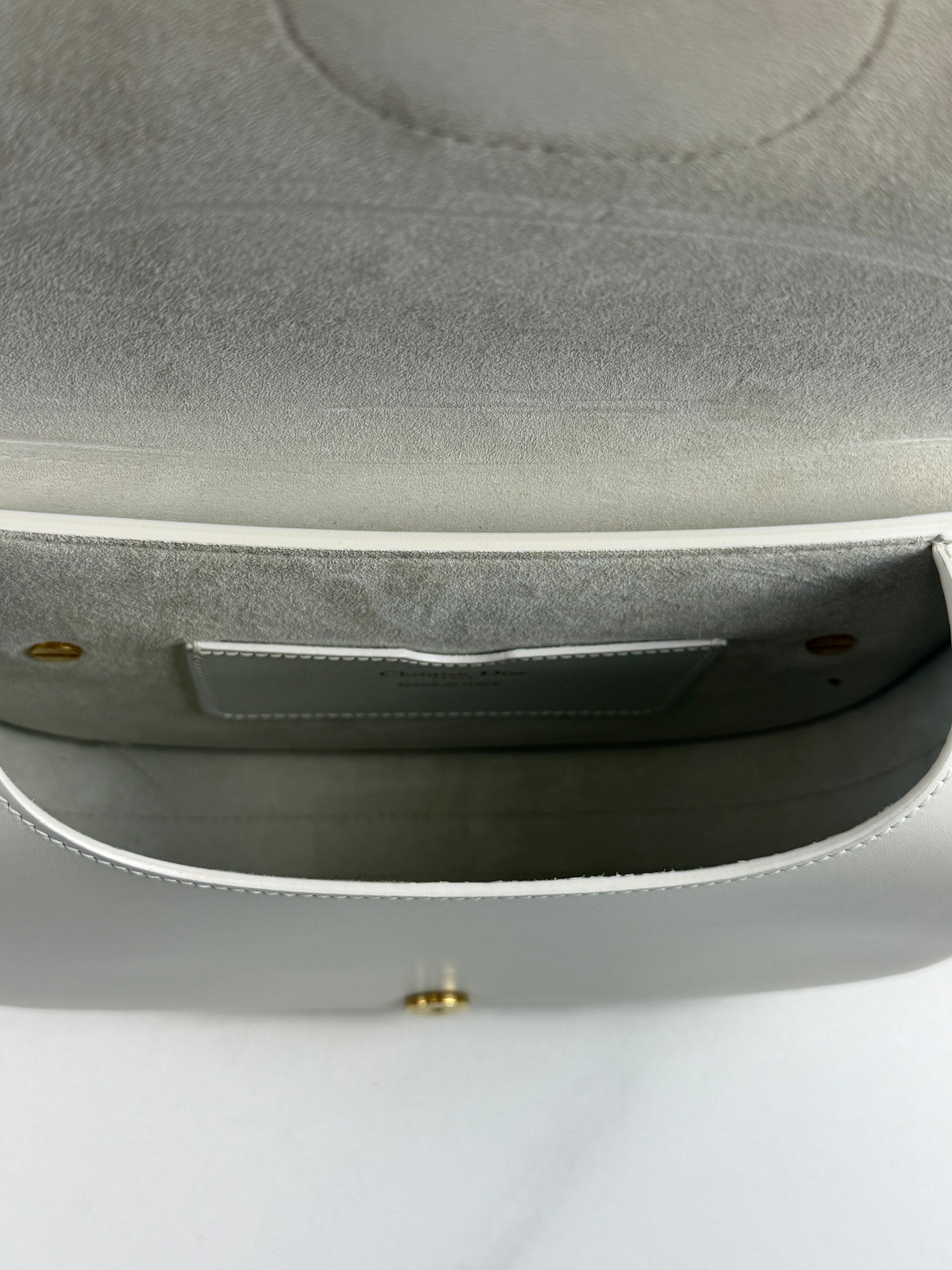 Christian Dior Bobby Medium Shoulder Bag in White
