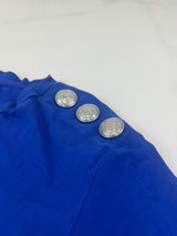 Balmain Blue T-Shirt Size 38