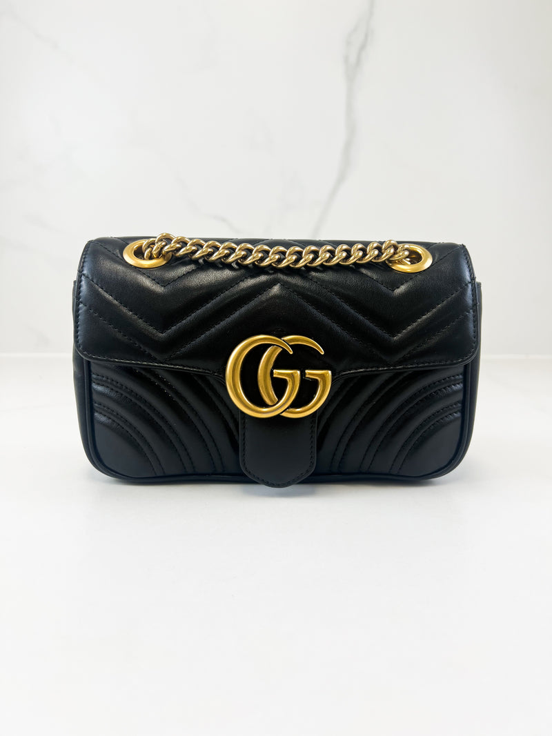 Gucci Marmont Mini Matelassé Shoulder Bag