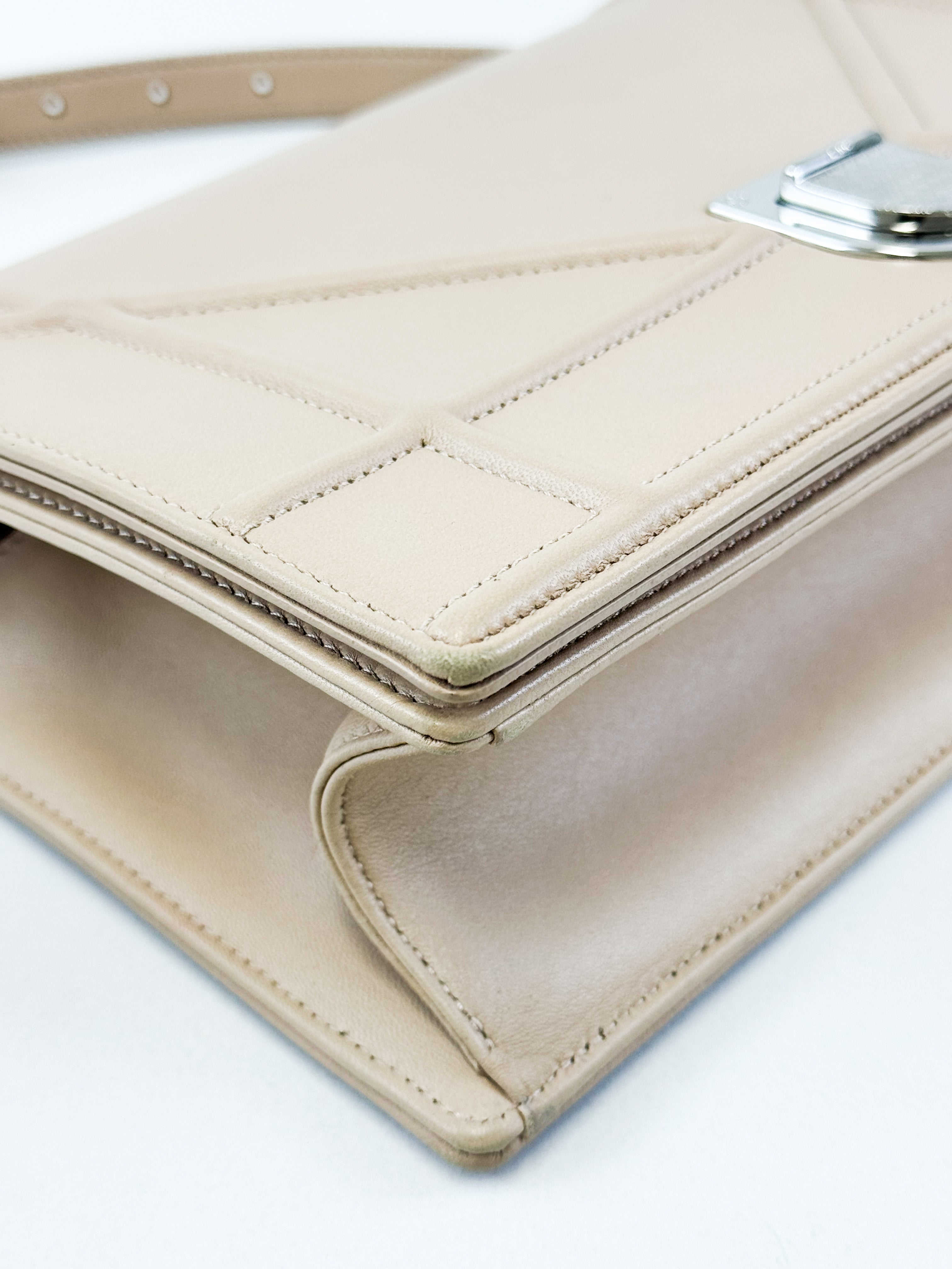 Christian Dior Beige Medium Diorama Shoulder Bag