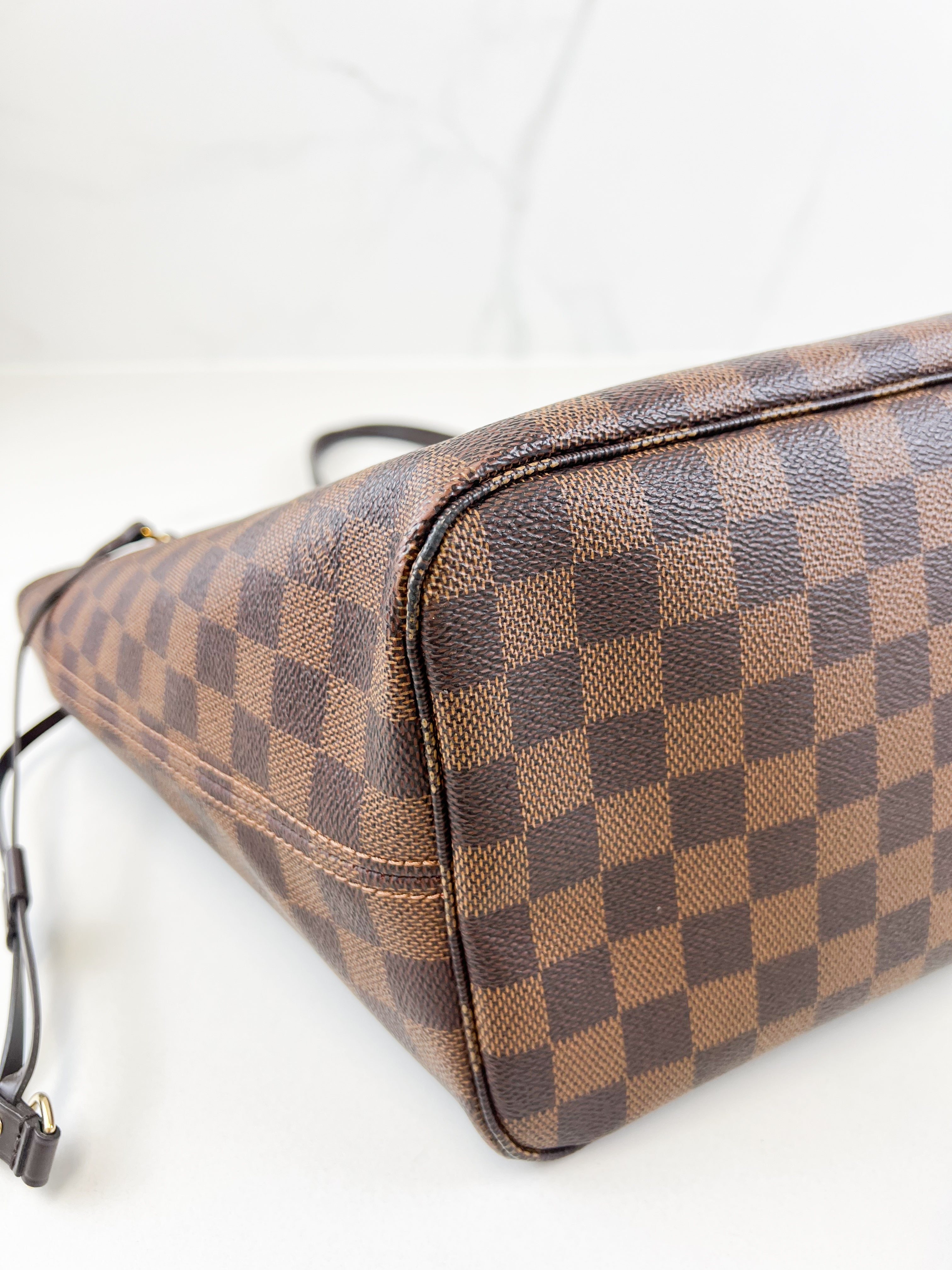 Louis Vuitton Damier Ebene Neverfull MM with Pouch