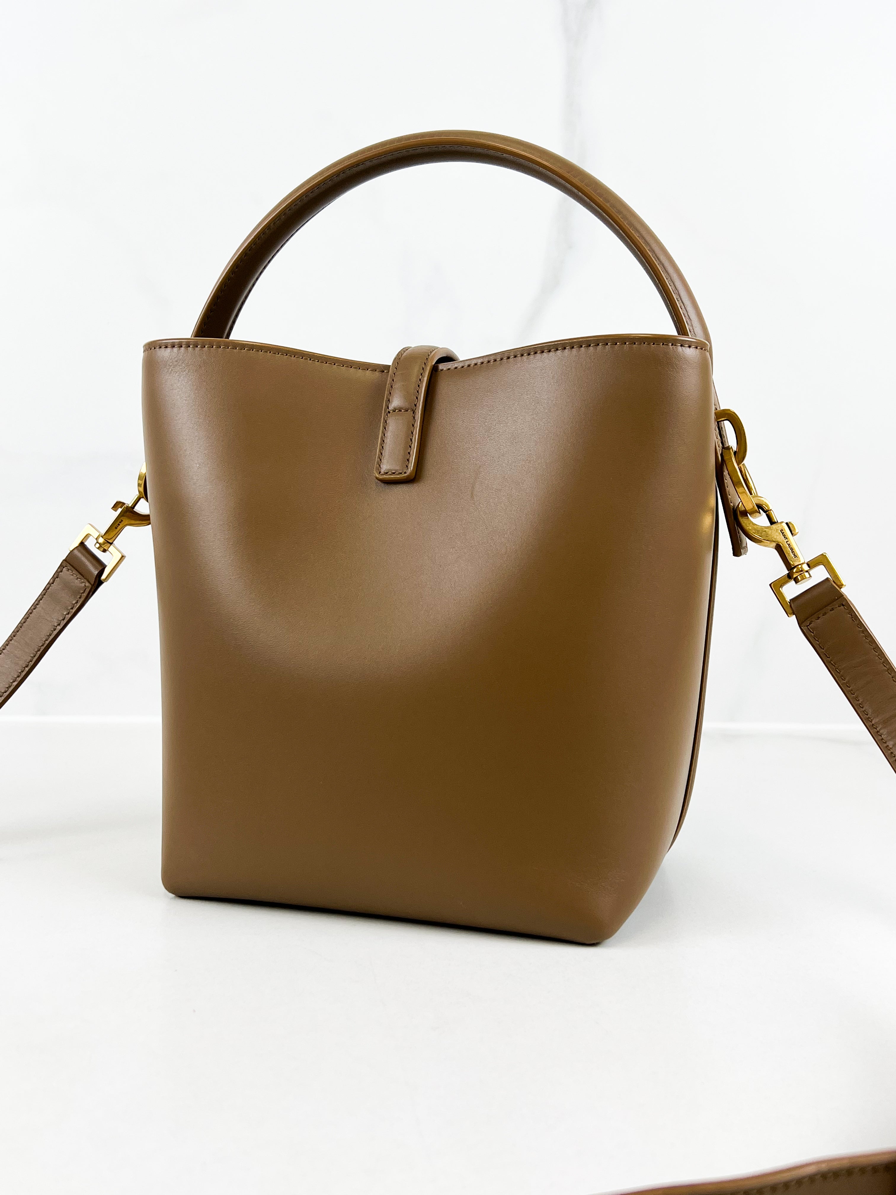 Saint Laurent LE 37 Small in Shiny Leather