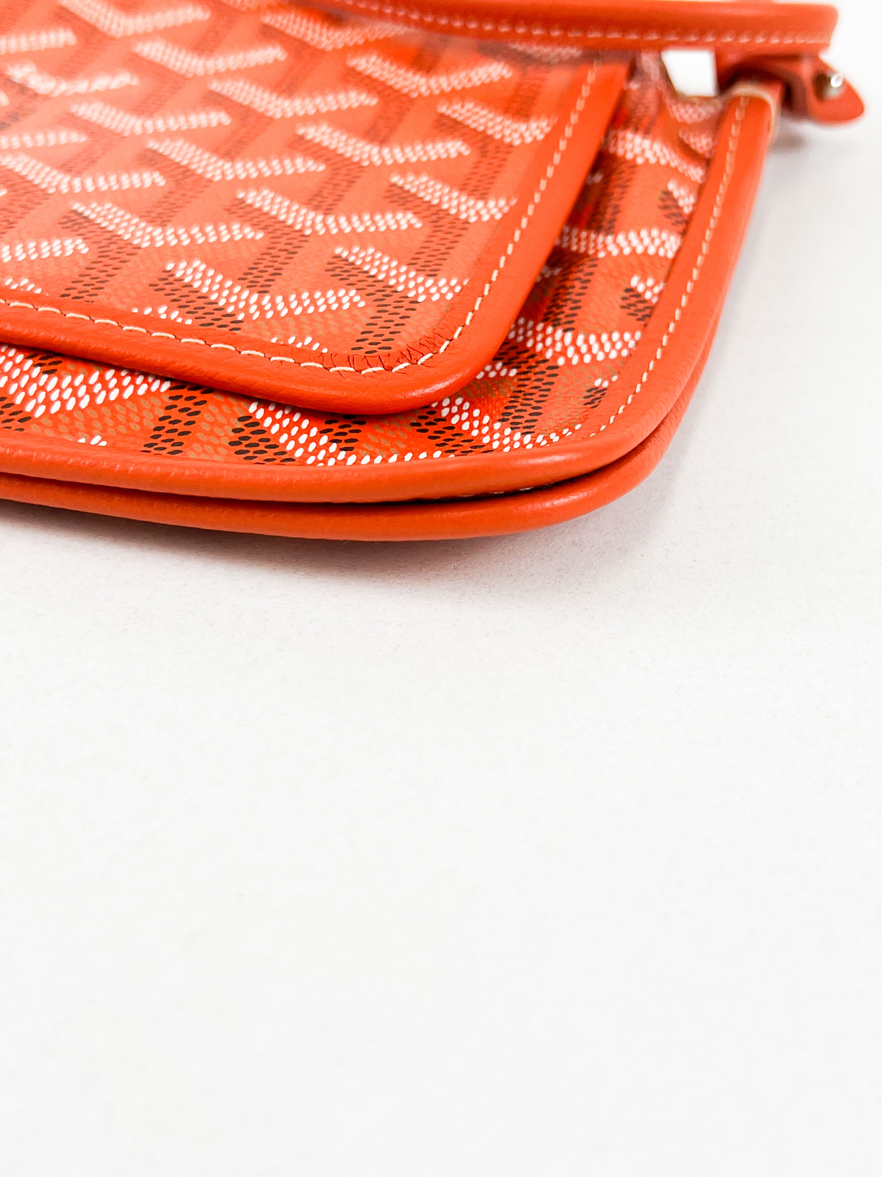 Goyard Plumet Orange Mini Crossbody Bag