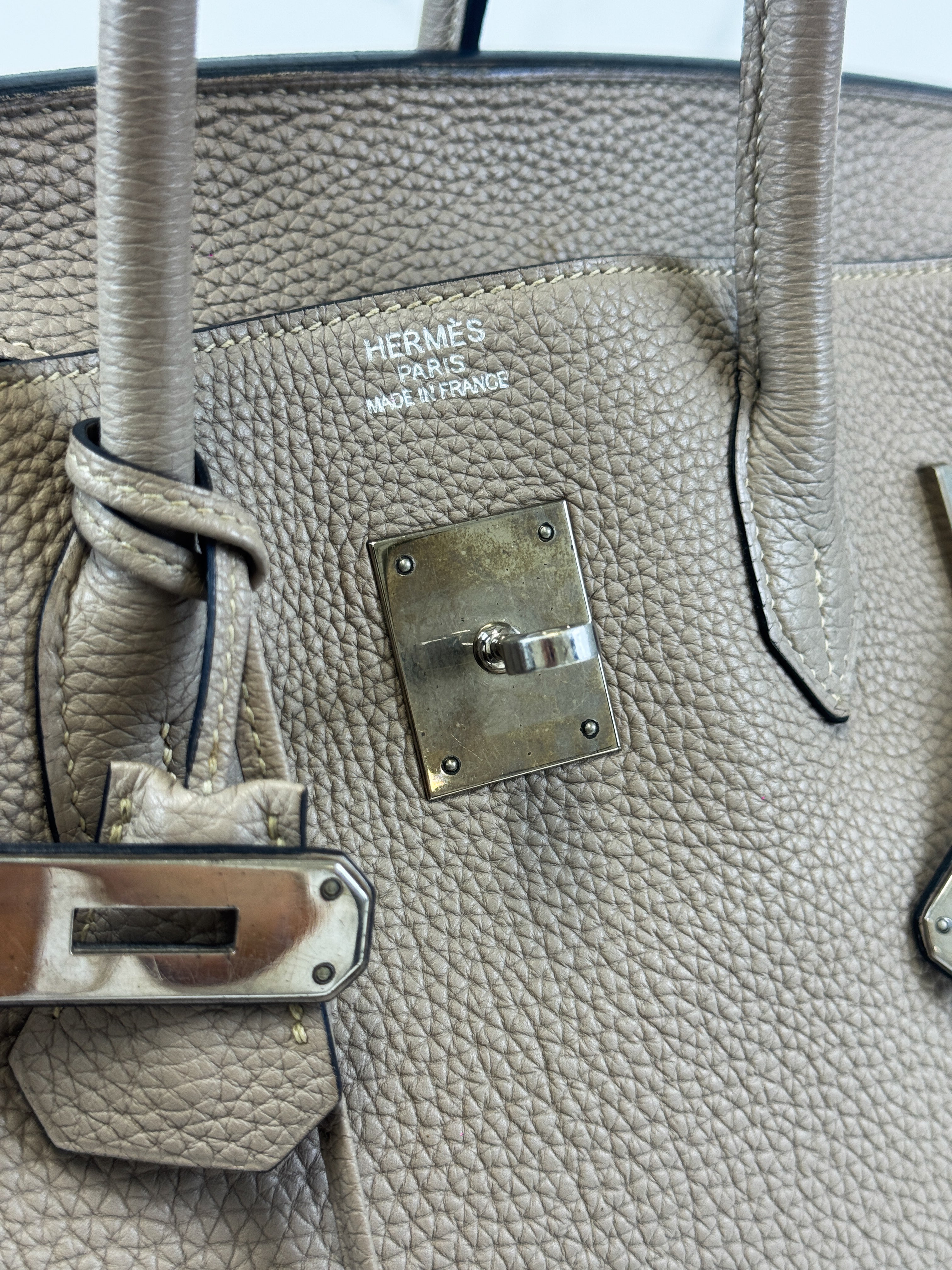 Hermes Clemence Leather Birkin 35