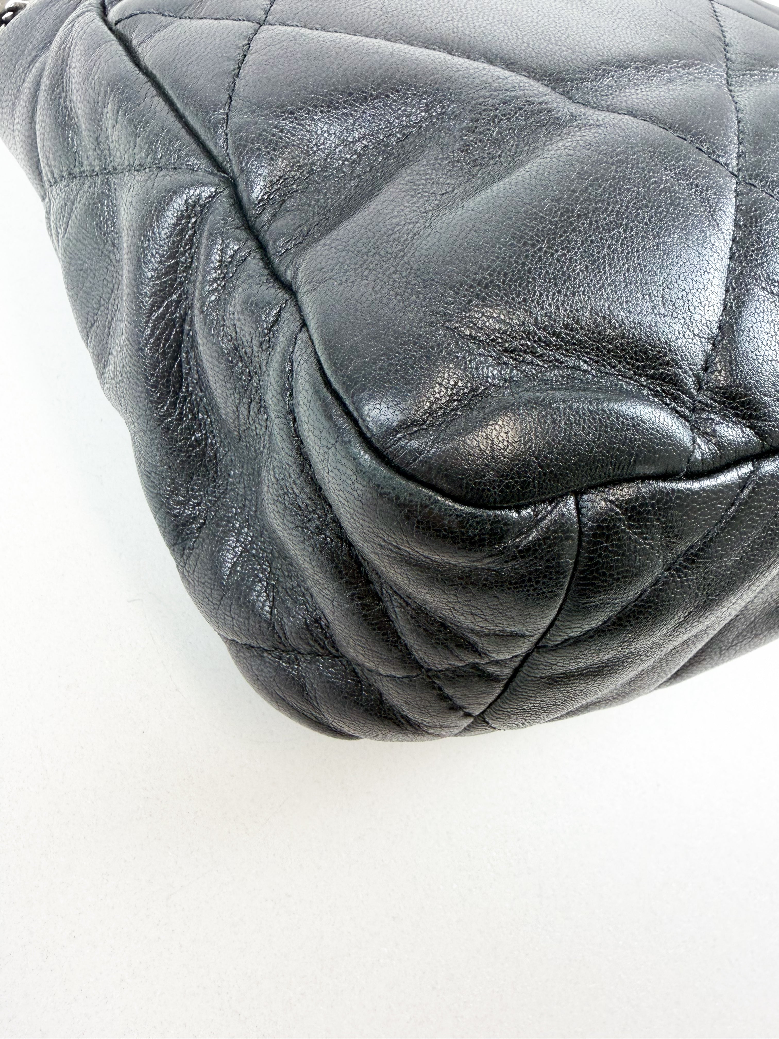 Chanel Black Small Lambskin 19 with Gold & Silver Tone Hardware