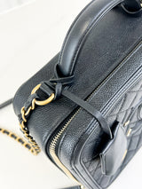 Chanel Filigree Medium Black Caviar Vanity Bag