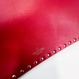 Valentino Rockstud Red Envelope Pouch