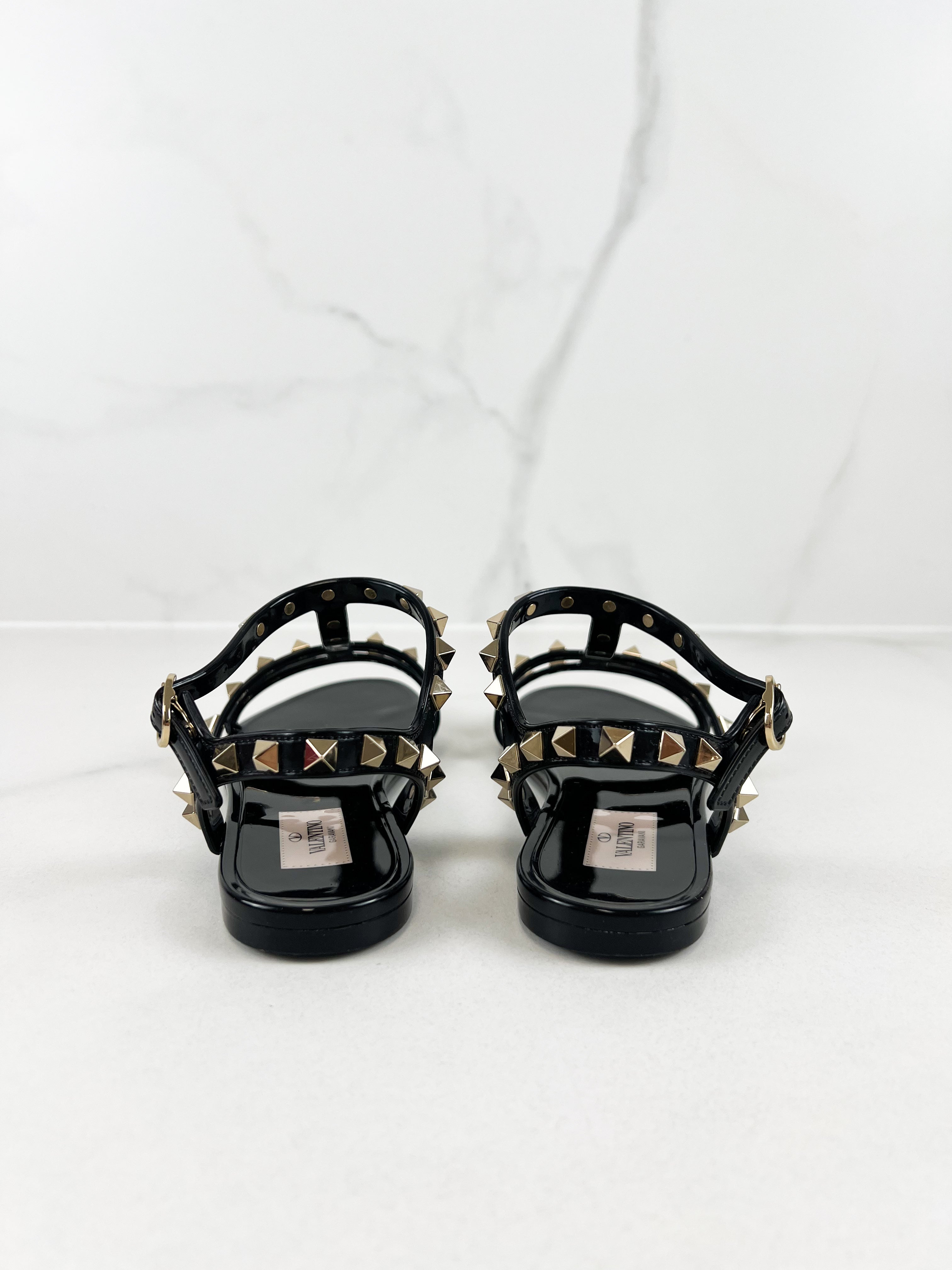 Valentino Jelly Rockstud Sandals Size 35