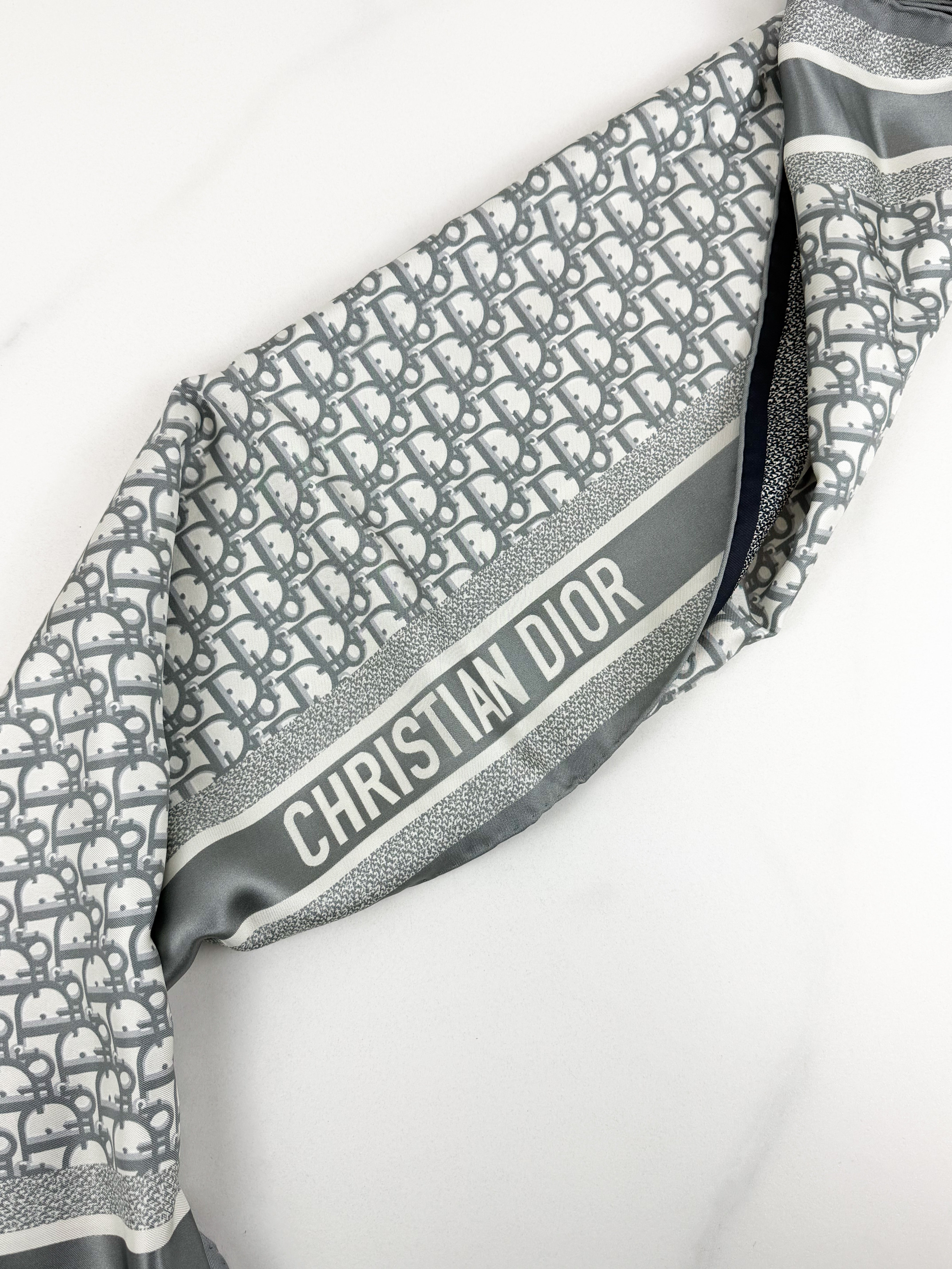 Christian Dior Silk Oblique Scarf