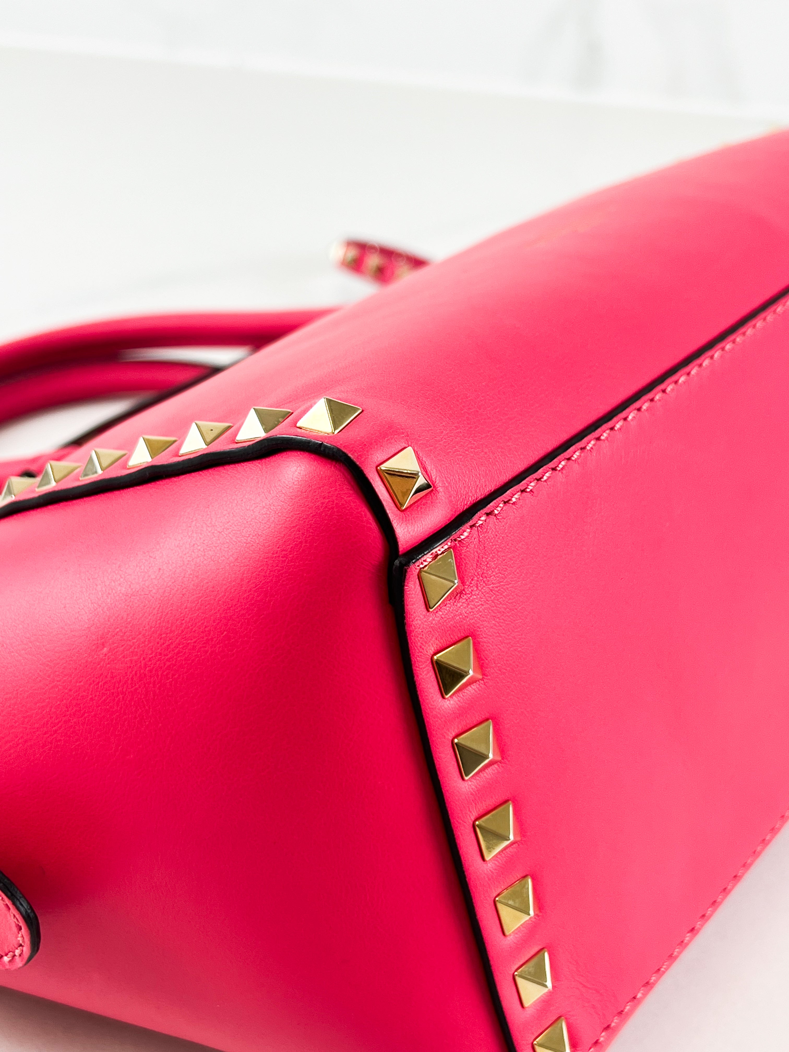 Valentino Garavani Rockstud Leather Tote