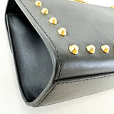 Gucci GG Black Pearl Stud Padlock Shoulder Bag