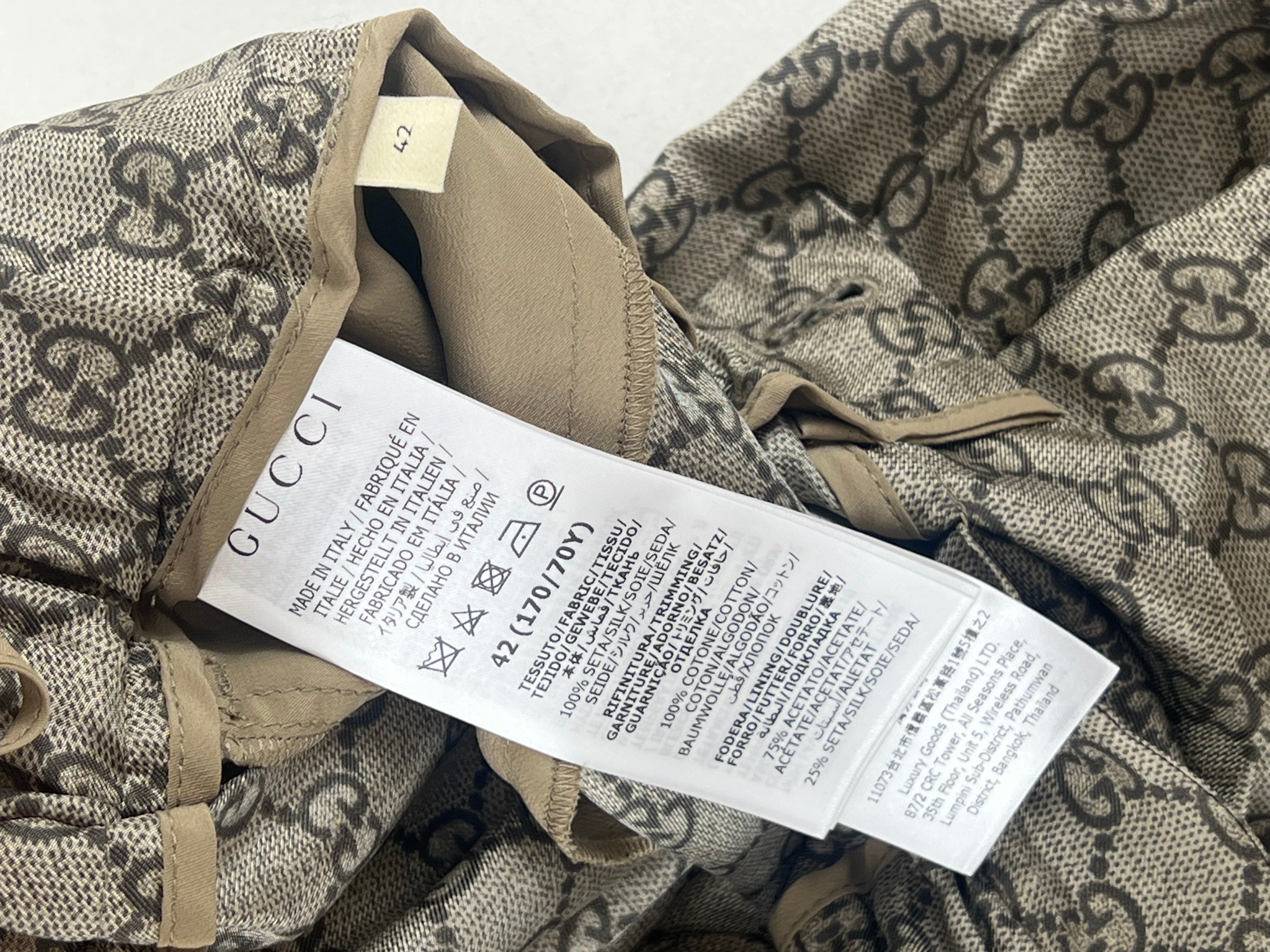 Gucci Printed Silk Set