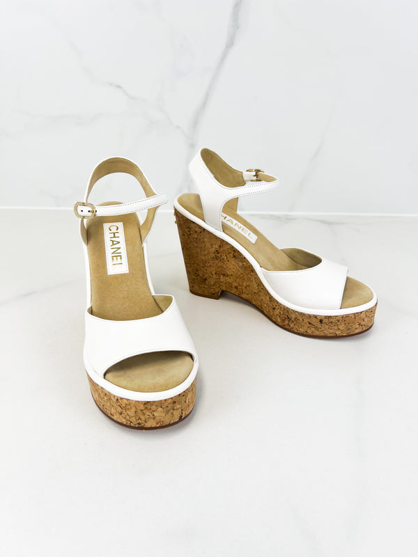 Chanel Wedges Size 38.5